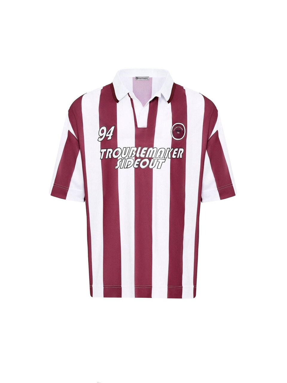 T-shirt mörkröd / svart