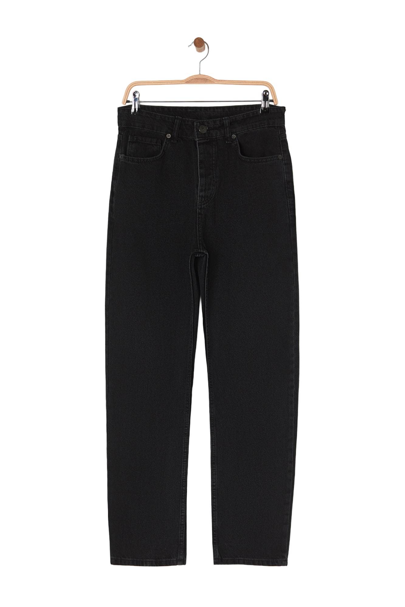 Trendyol Jeans negru denim