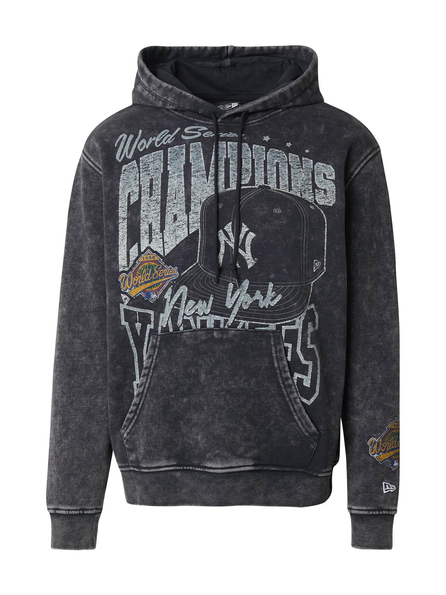 NEW ERA Mikina 'SPTCLAS NEYYAN'  námornícka modrá / zlatá žltá / čadičová / šedobiela
