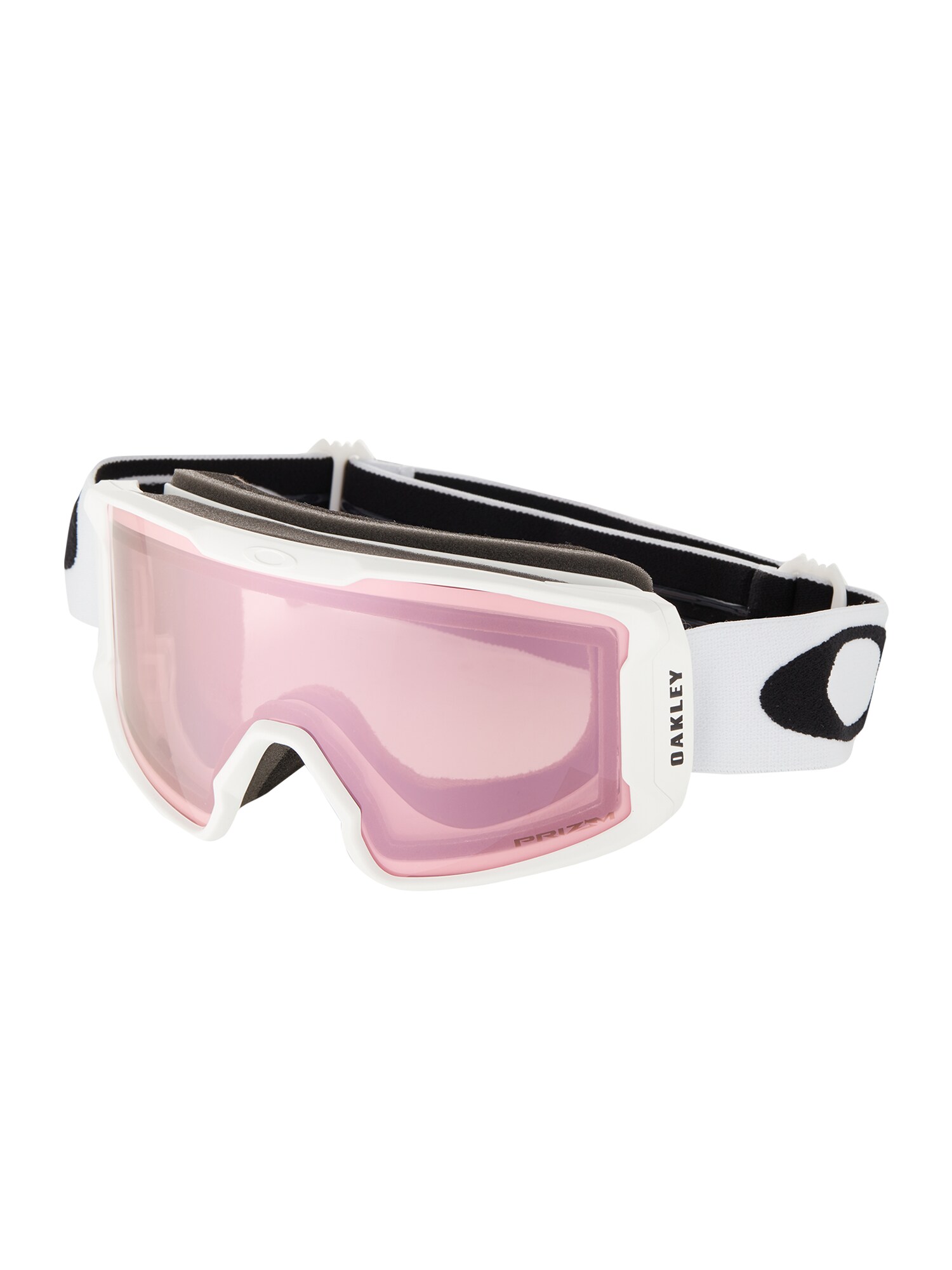 OAKLEY Sportiniai akiniai 'Line Miner'  balta / rožinė / juoda