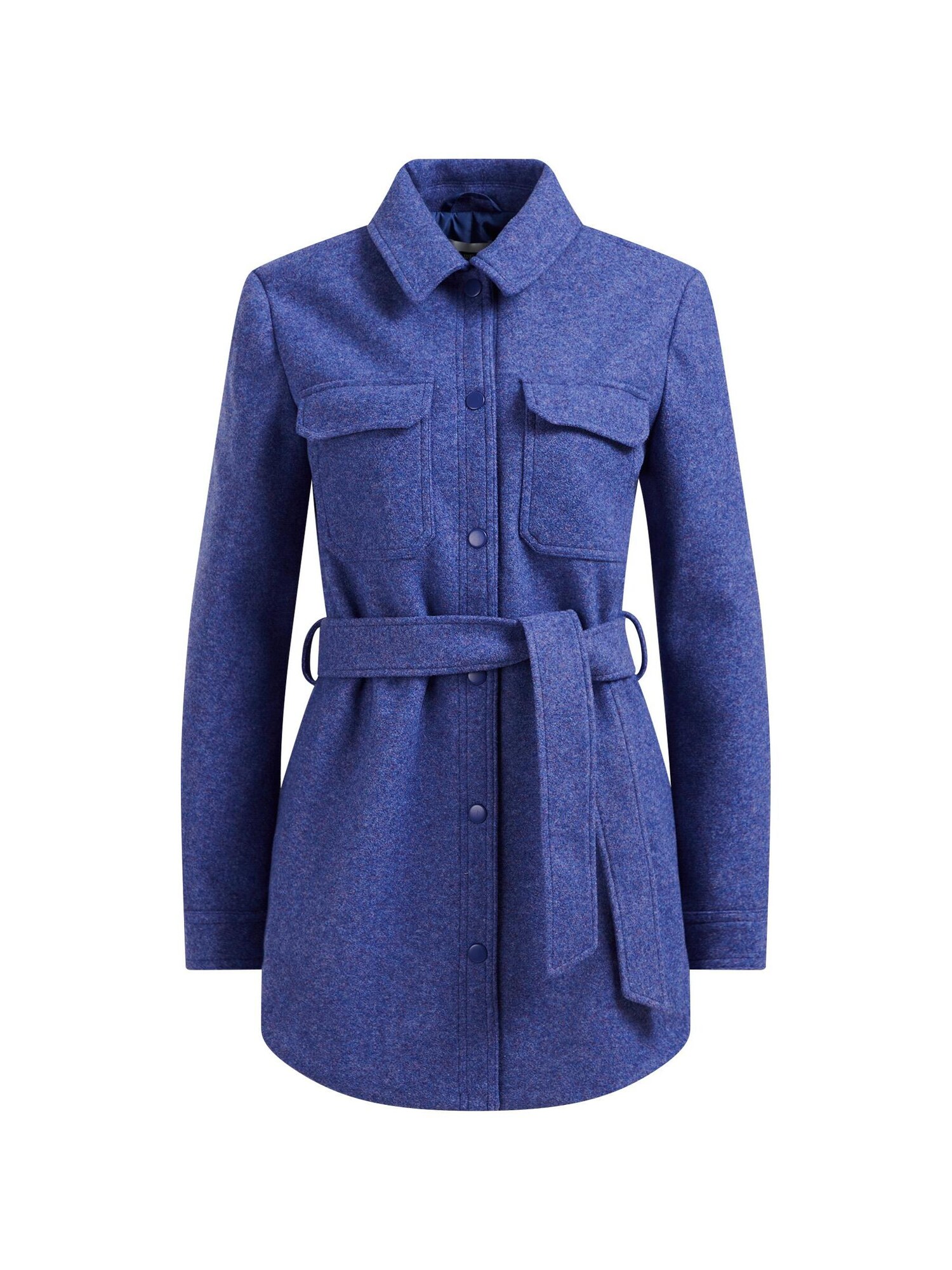 WE Fashion Demisezoninis paltas violetinė-mėlyna