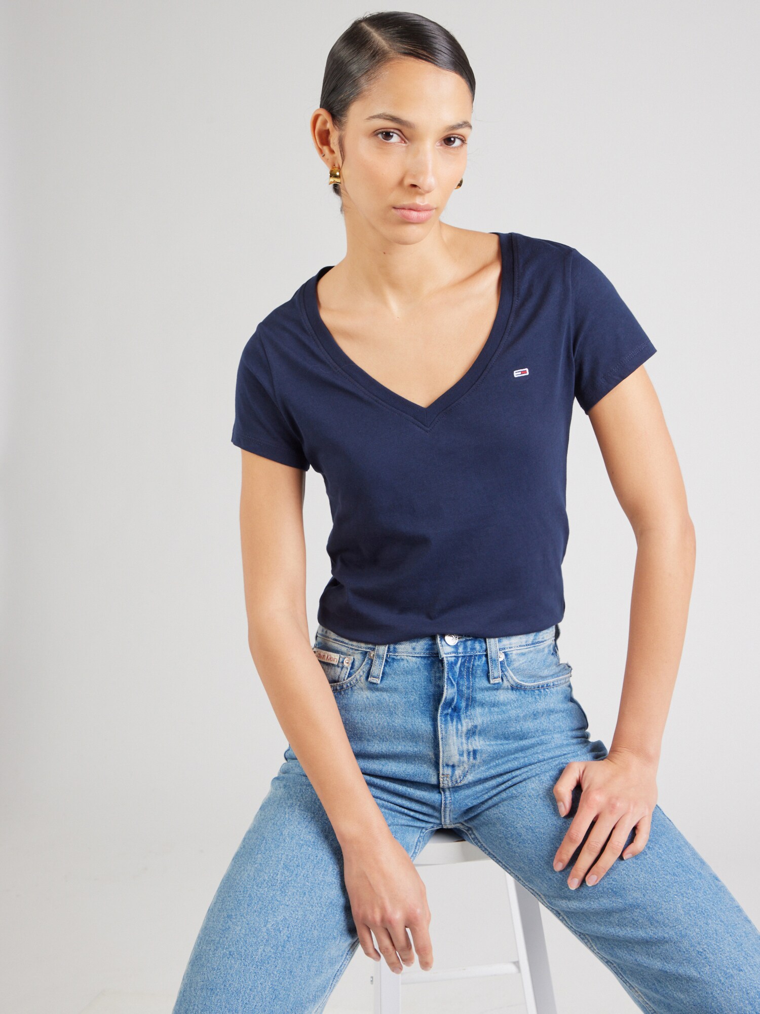 Tommy Jeans Póló  sötétkék termék 2. képe