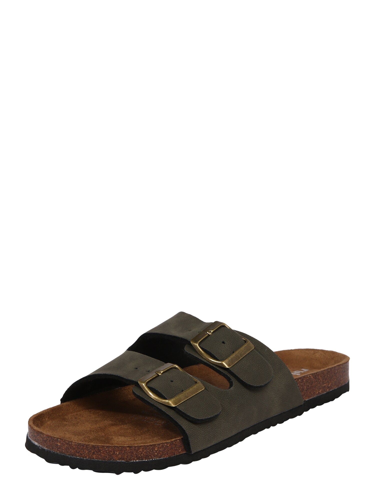 rubi Šlepetės 'REX'  rusvai žalia