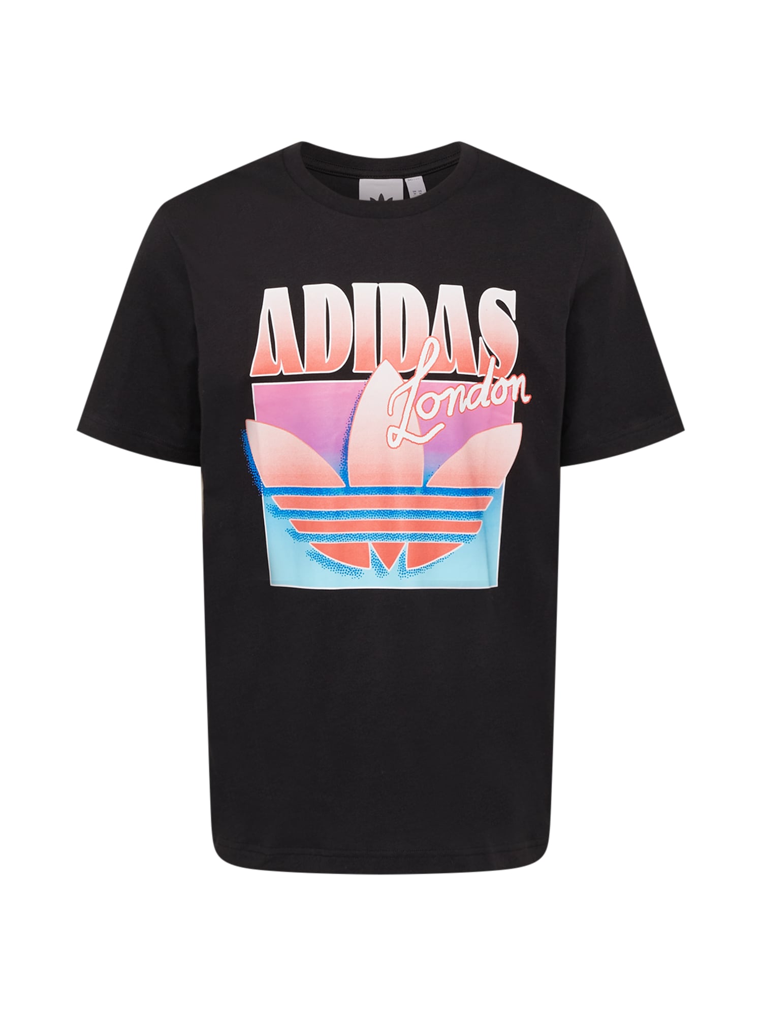 ADIDAS ORIGINALS T-Krekls debeszils / aprikožu / sarkanīgi ēnots / melns