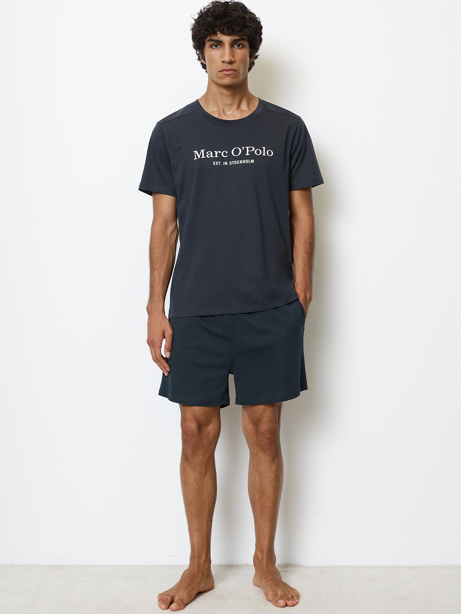Marc O'Polo Camiseta ' Mix & Match Cotton ' azul – imagen 6