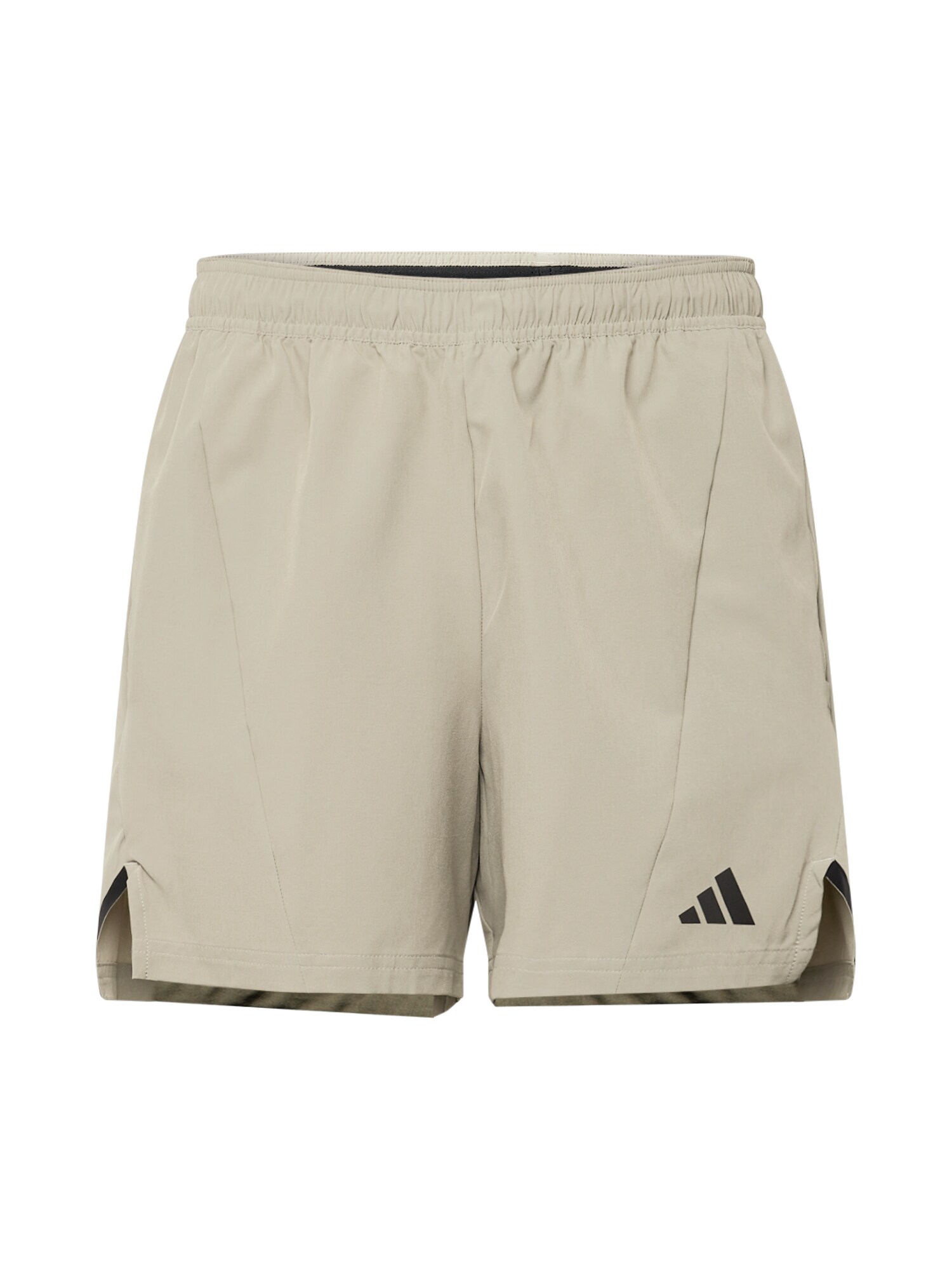 ADIDAS PERFORMANCE Športové nohavice 'Designed For Training'  sivobéžová / čierna