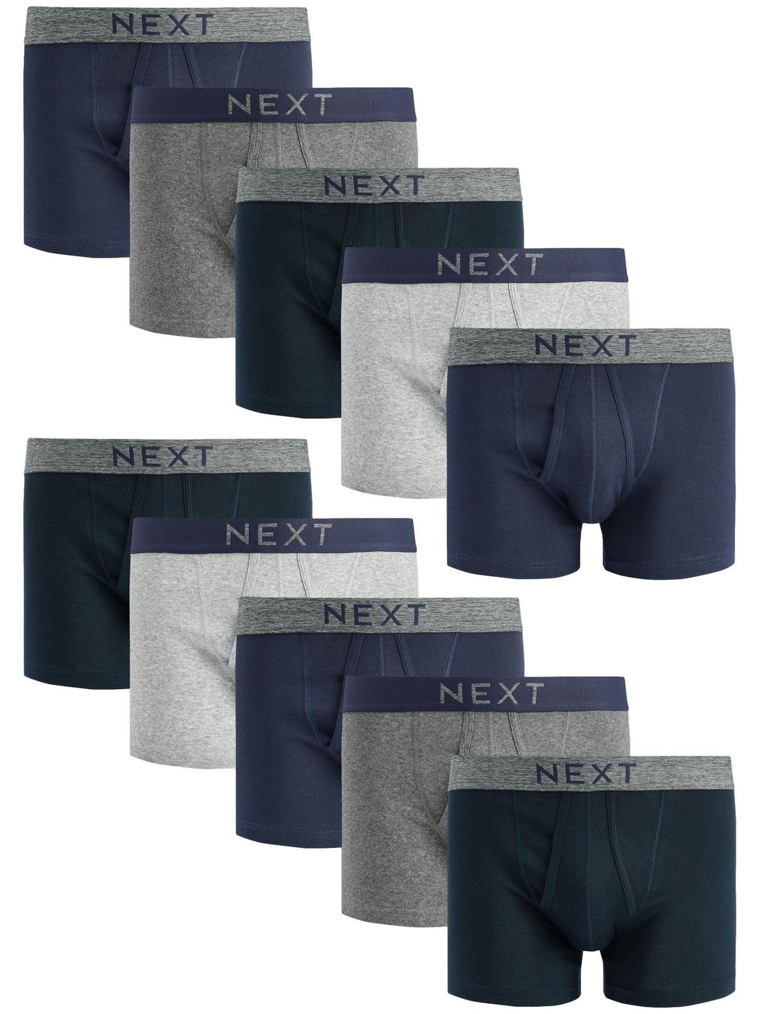 Next Boxeri  albastru marin / bleumarin / gri deschis / gri amestecat / negru