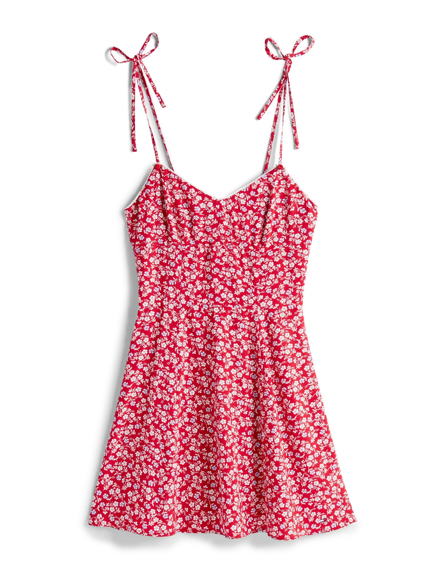 Tommy Jeans Rochie de vară  roșu / alb