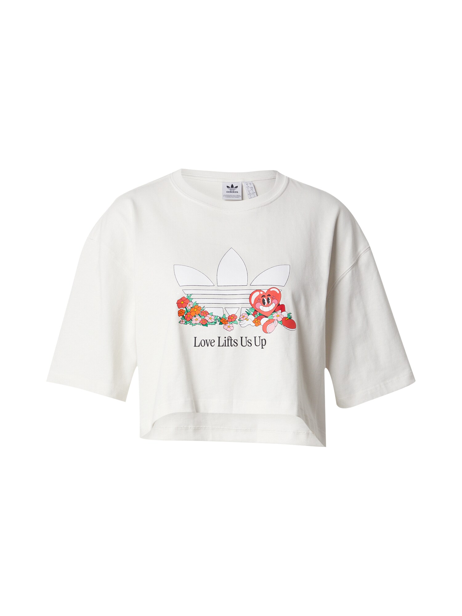 ADIDAS ORIGINALS Póló 'NELSON'  zöld / piros / fekete / fehér akciós termékkép 1