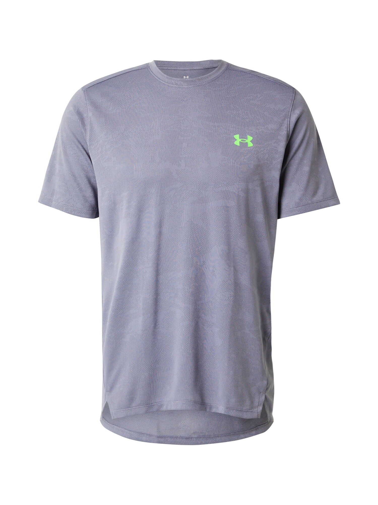 UNDER ARMOUR Funkčné tričko  sivá / neónovo zelená