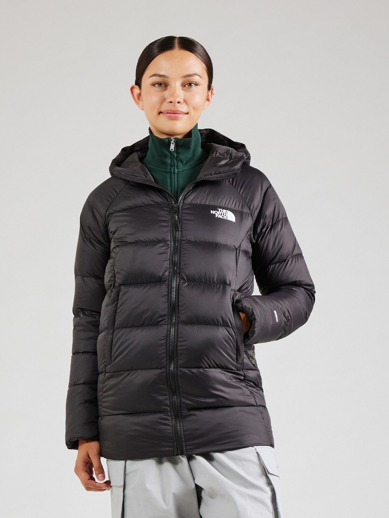 THE NORTH FACE Kültéri kabátok 'HYALITE'  fekete / fehér termék 2. képe