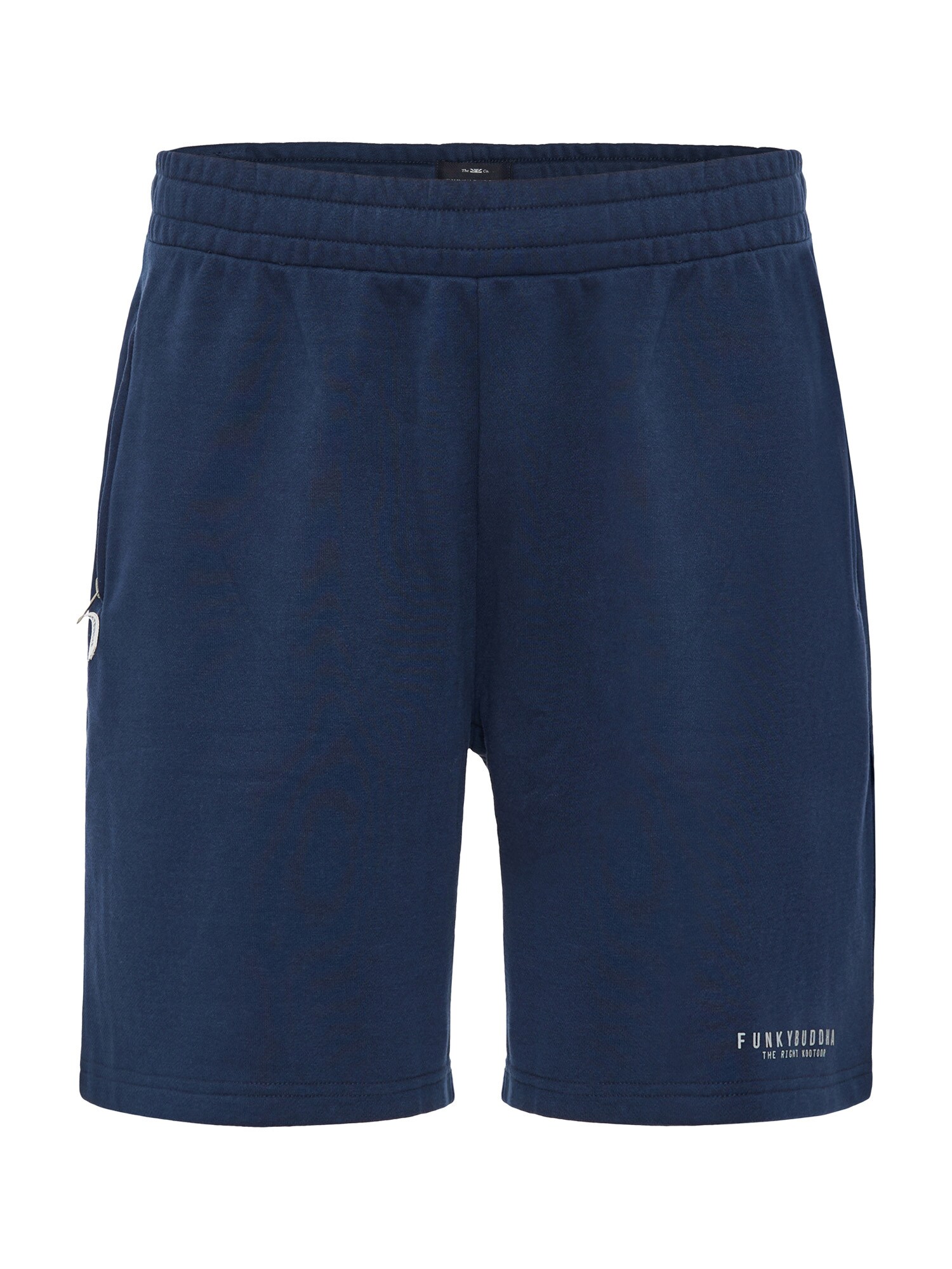 Funky Buddha Pantaloni  bleumarin / alb