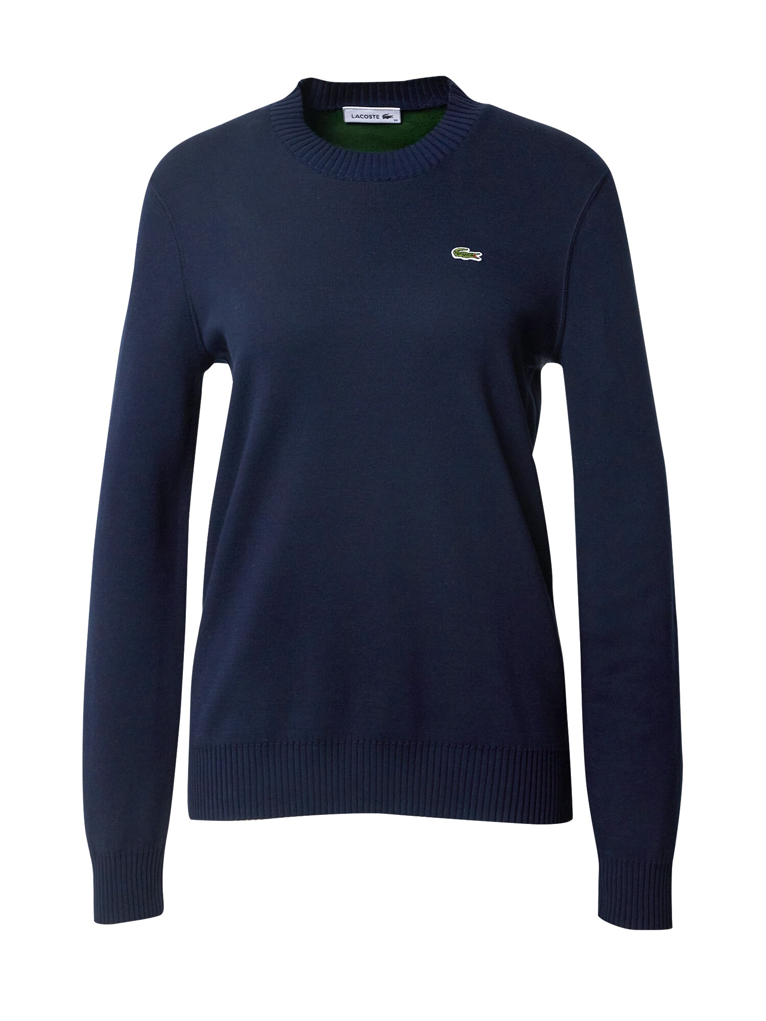 LACOSTE Megztinis  tamsiai mėlyna / šviesiai žalia / balta