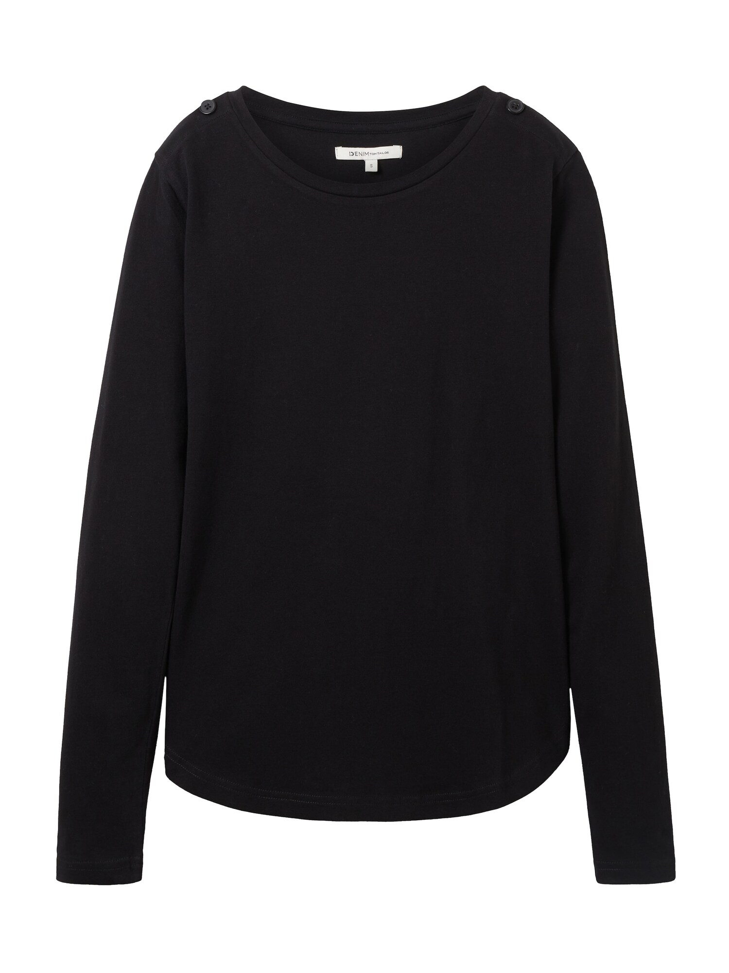 TOM TAILOR DENIM Tricou  negru