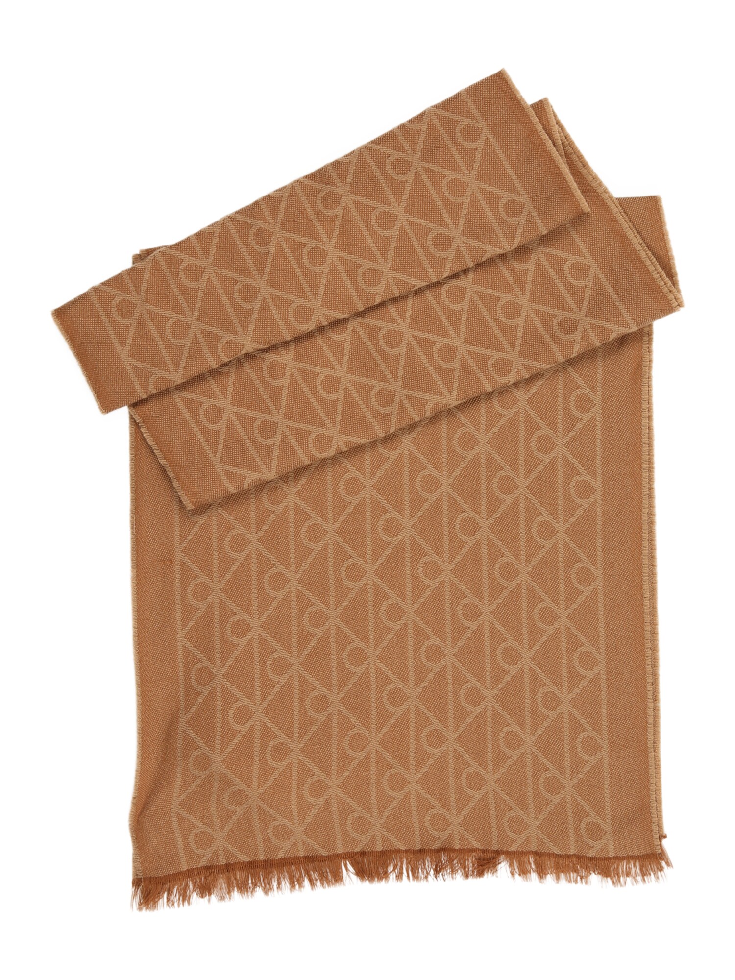 Calvin Klein Fular  ombră / maro cappuccino