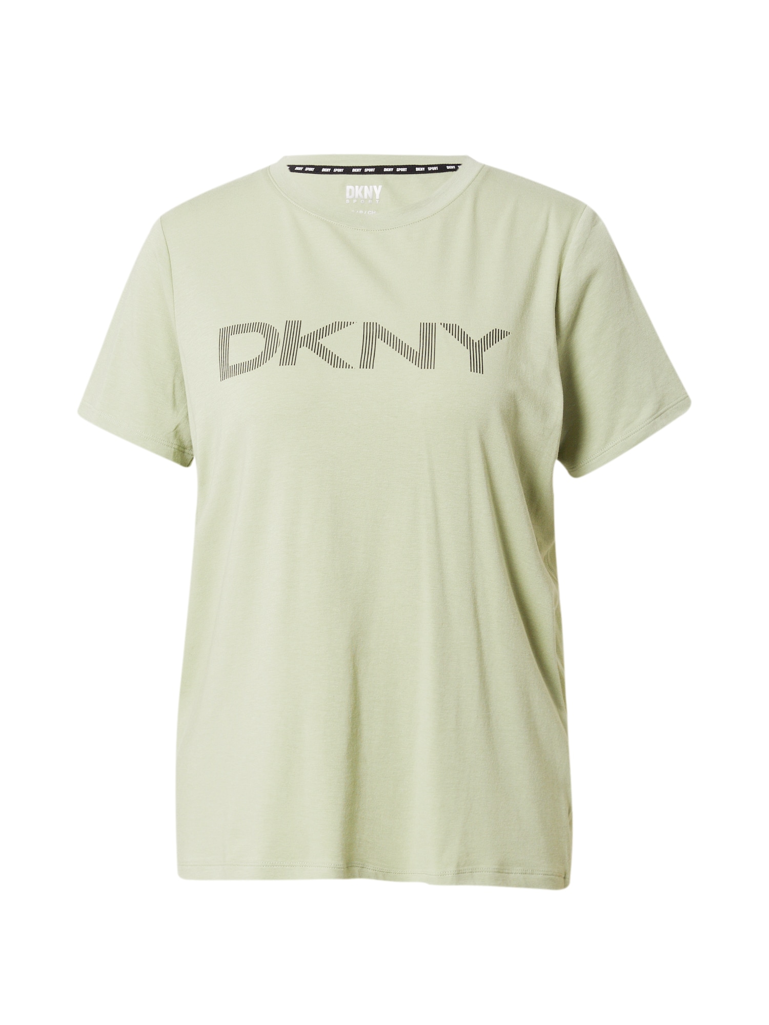 DKNY Performance Sportiniai marškinėliai juoda / obuolių spalva