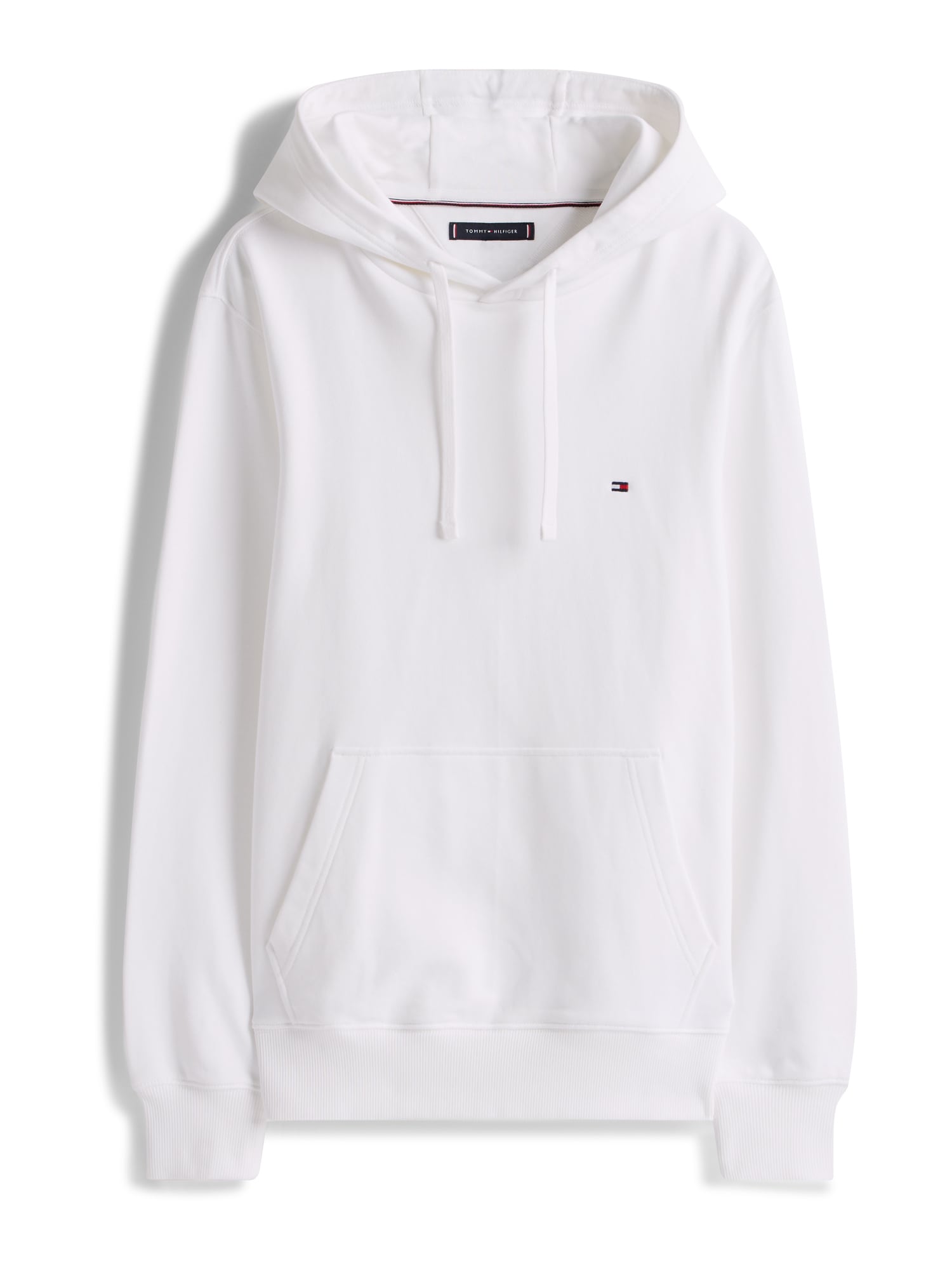 TOMMY HILFIGER Bluză de molton ESSENTIAL  alb