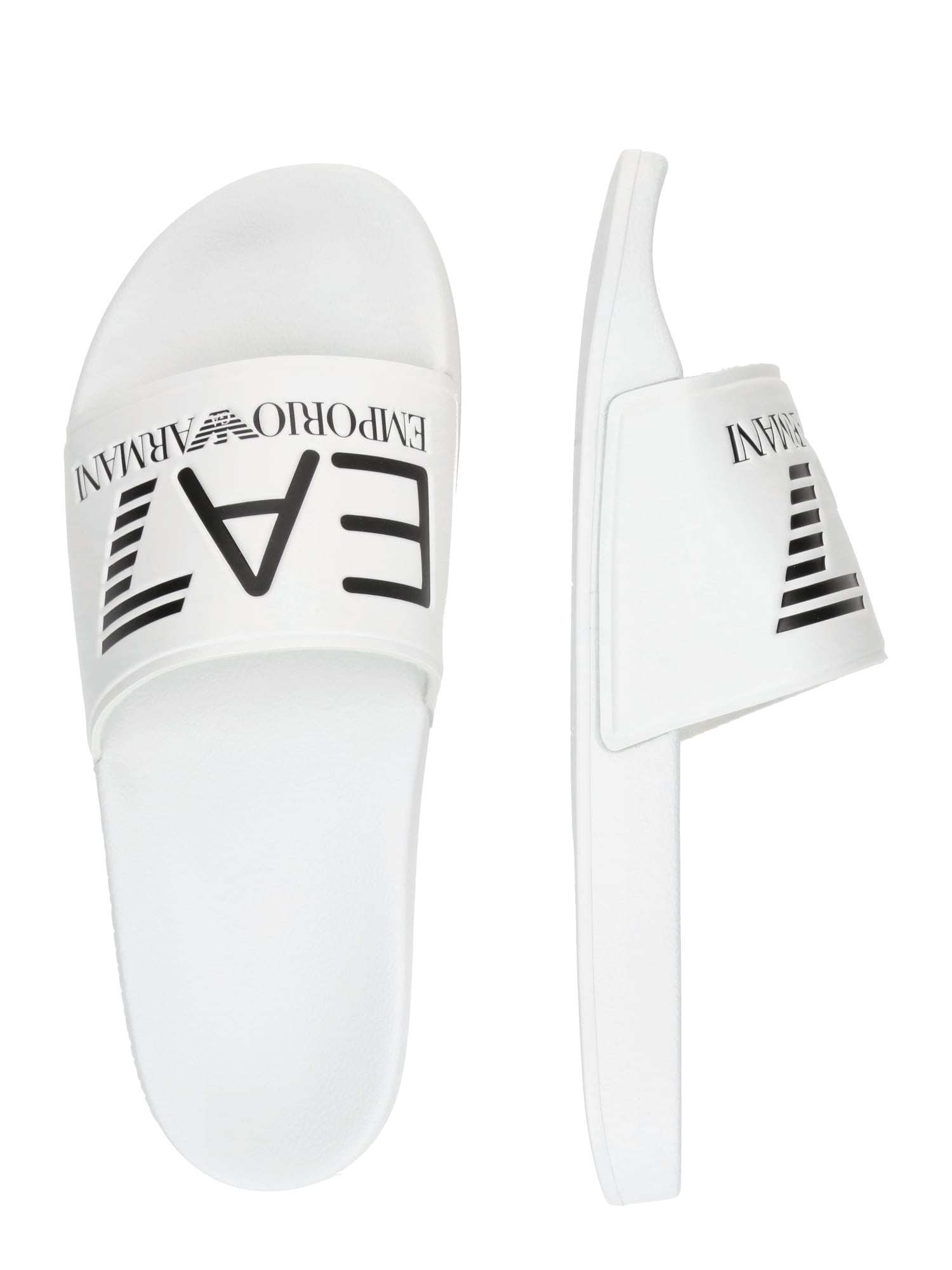 EA7 Emporio Armani Papucs  fekete / fehér termék 2. képe
