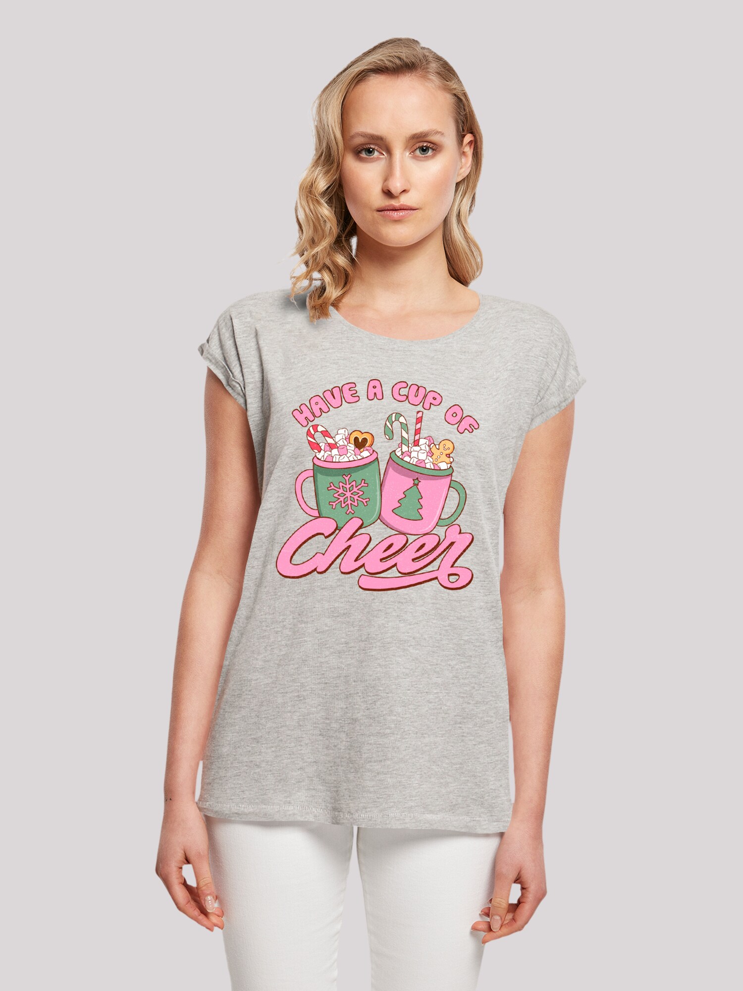 Thumbnail - F4NT4STIC T-Shirt Have a Cup of Cheer Christmas Holiday