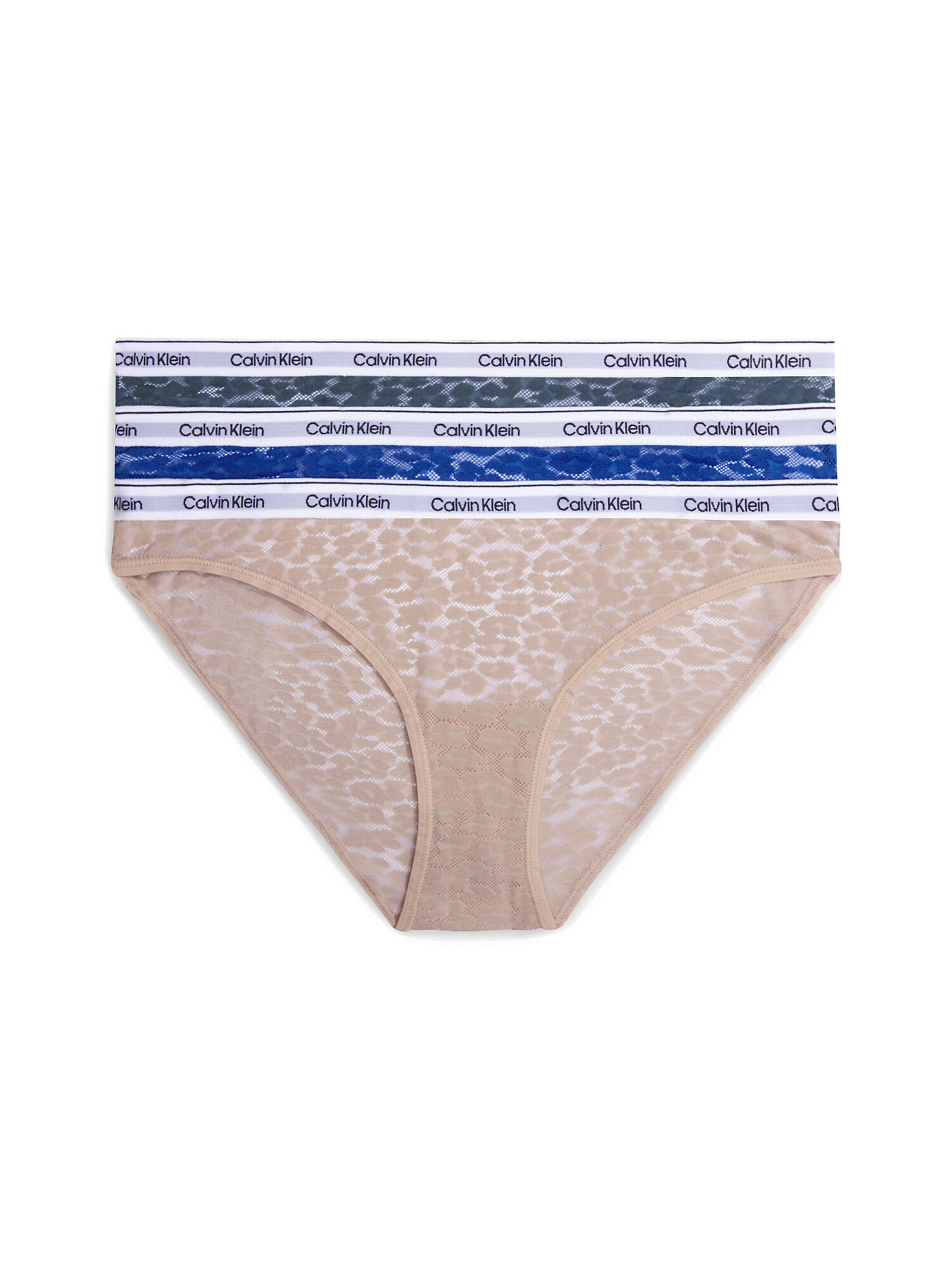 Calvin Klein Underwear Spodnje hlačke  kit / kraljevo modra / temno zelena / bela