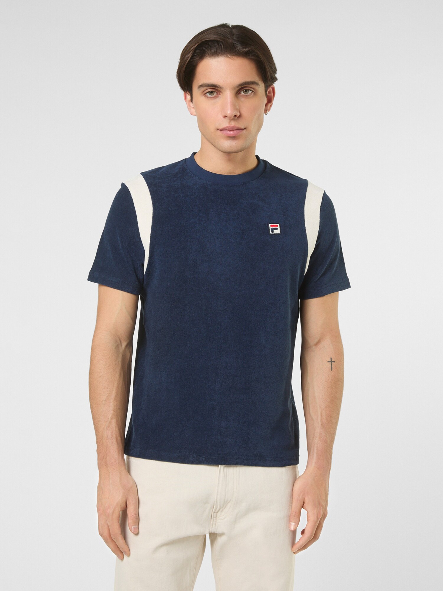 FILA Camiseta 'EMPOLI regular blocked towelling t-shirt' azul – imagen 1