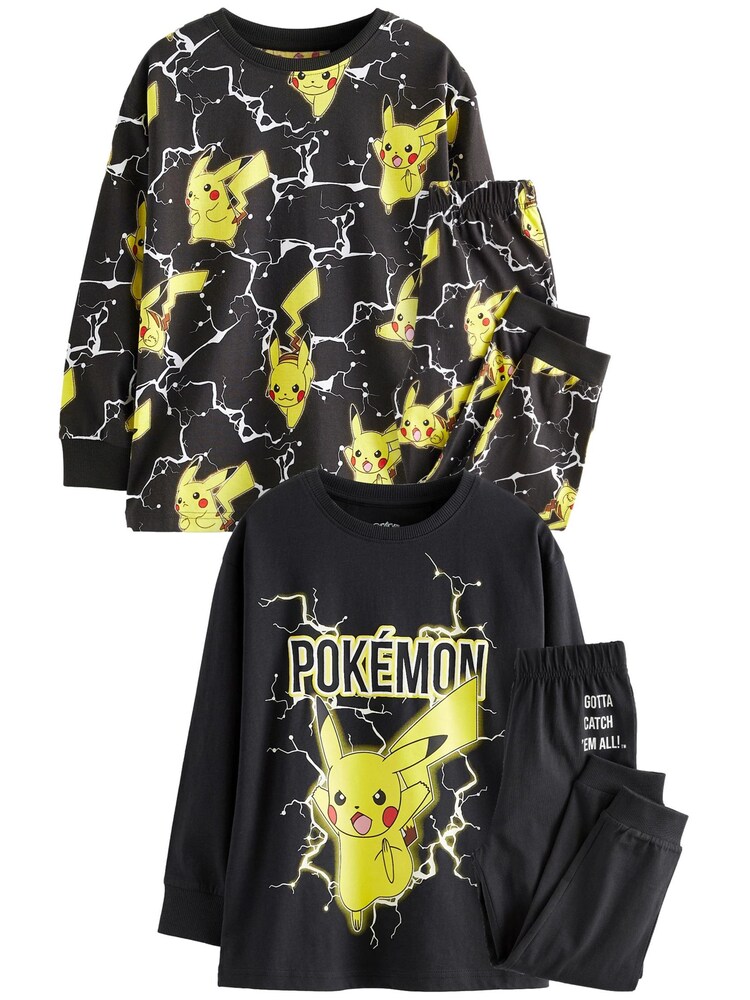 Next Schlafanzug Jungen Größe 104 gelb / rot / schwarz / weiß