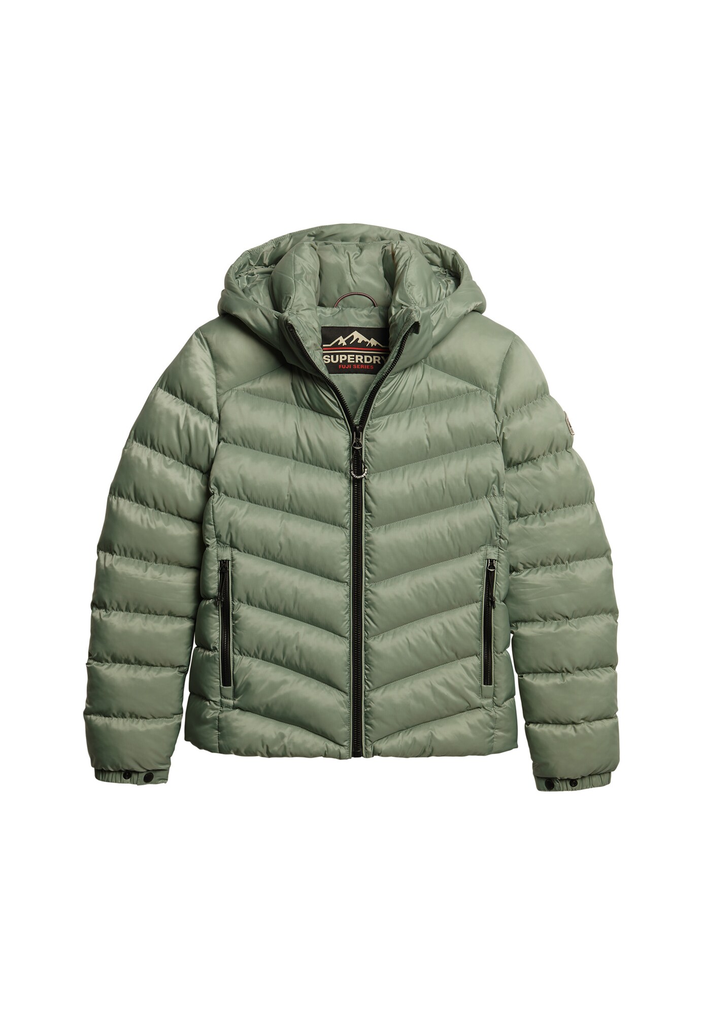 Superdry Prehodna jakna 'Fuji'  zelena / črna