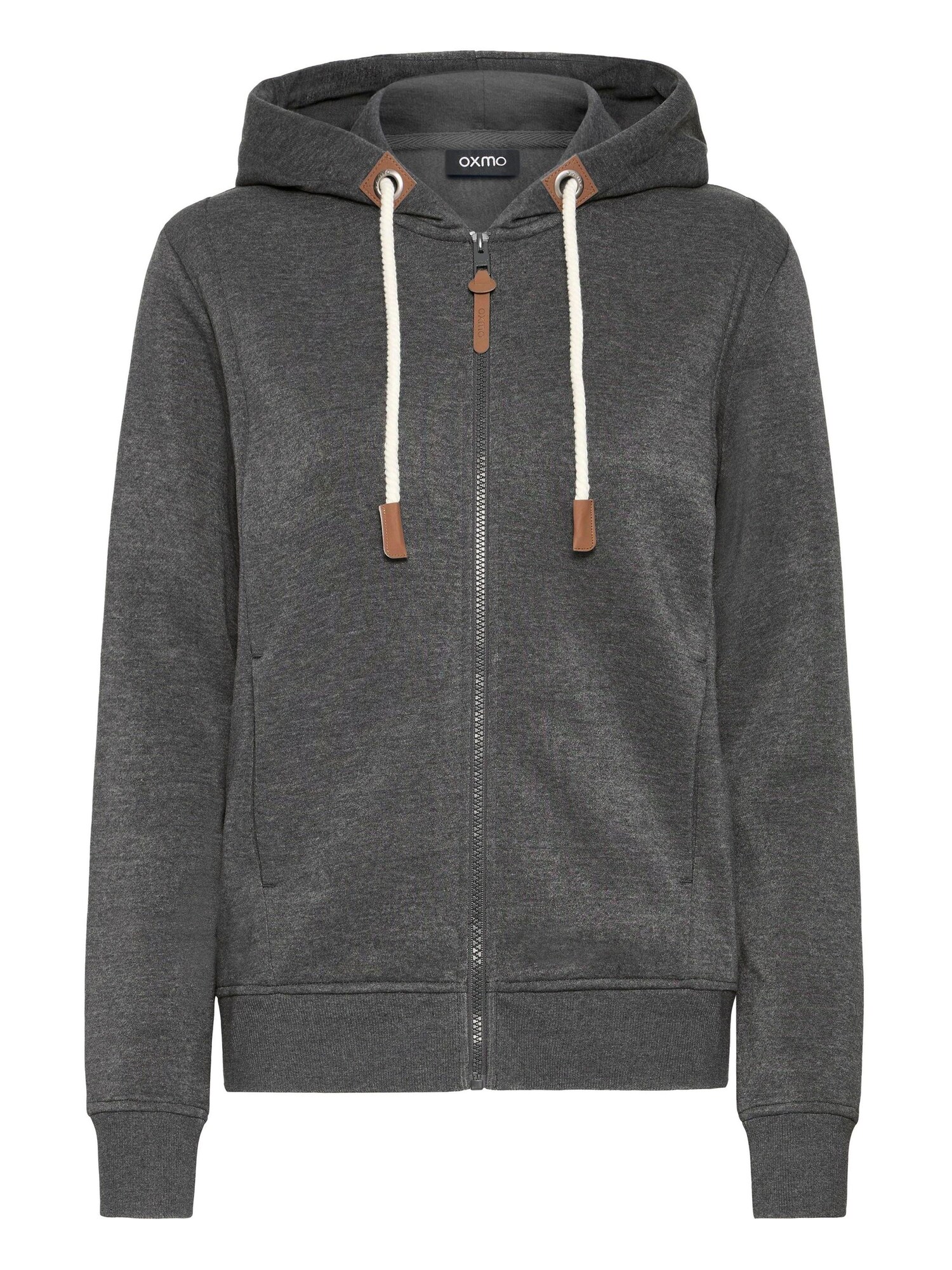 Oxmo Sudadera con cremallera ' OXMILLE '  gris oscuro