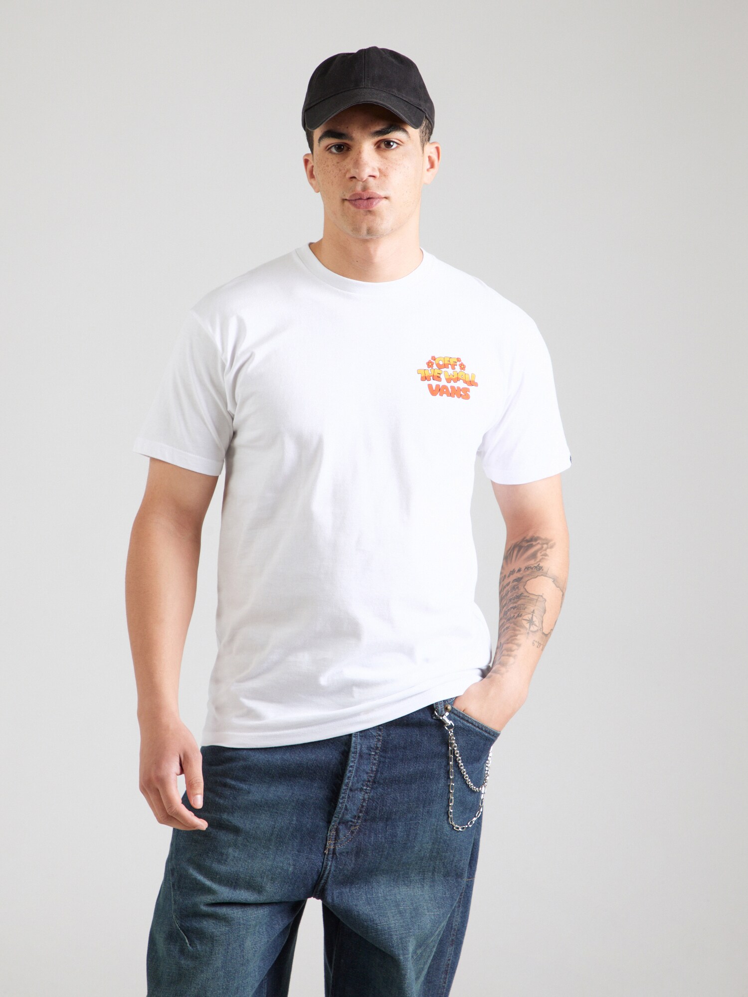 VANS Póló 'BOUYA CLASSIC'  sáfrány / narancs / fekete / fehér termék 2. képe