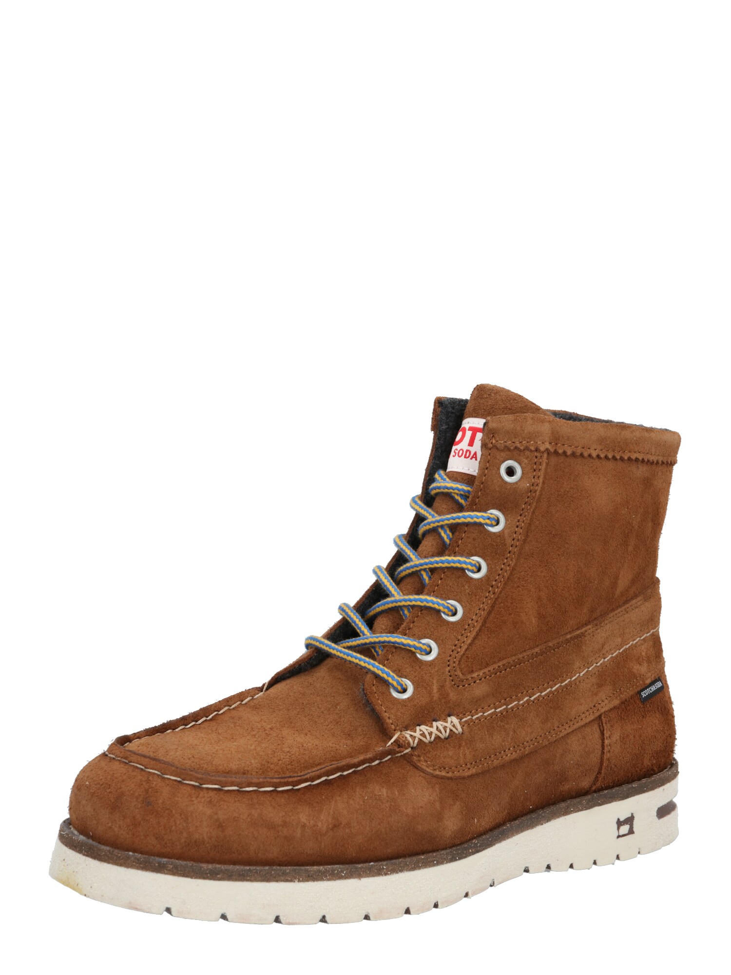 SCOTCH & SODA Suvarstomieji batai  ruda (konjako)