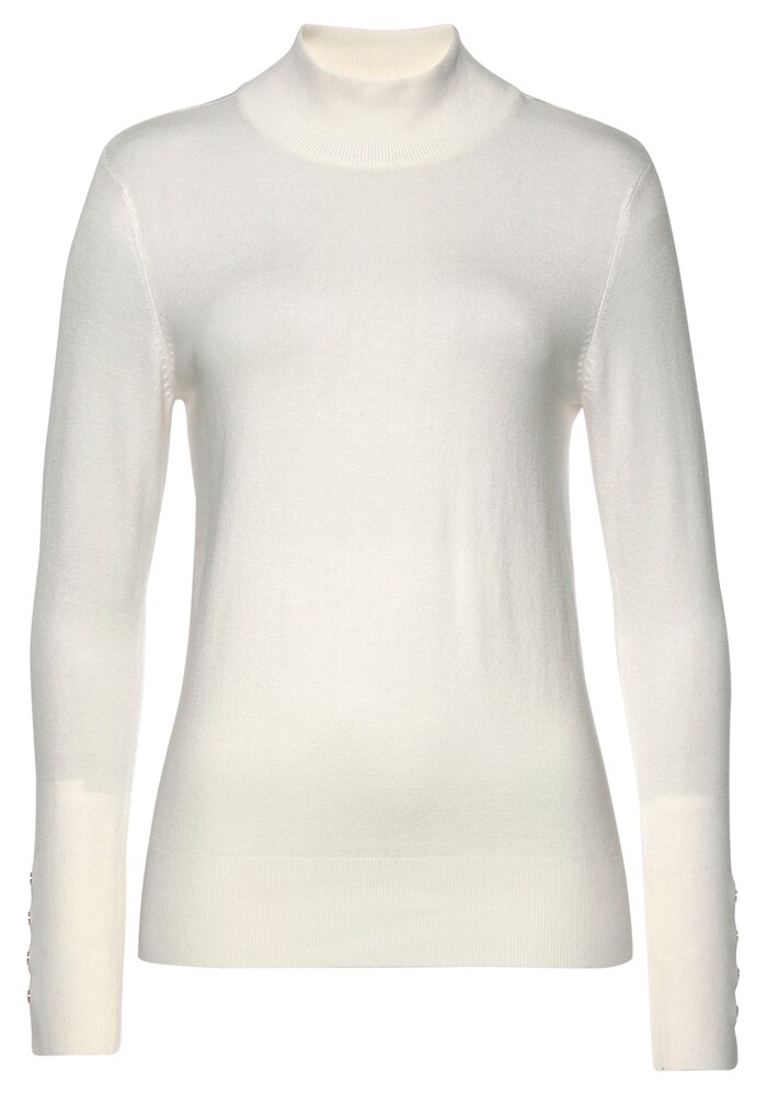 LASCANA Pullover Damen Größe L naturweiß