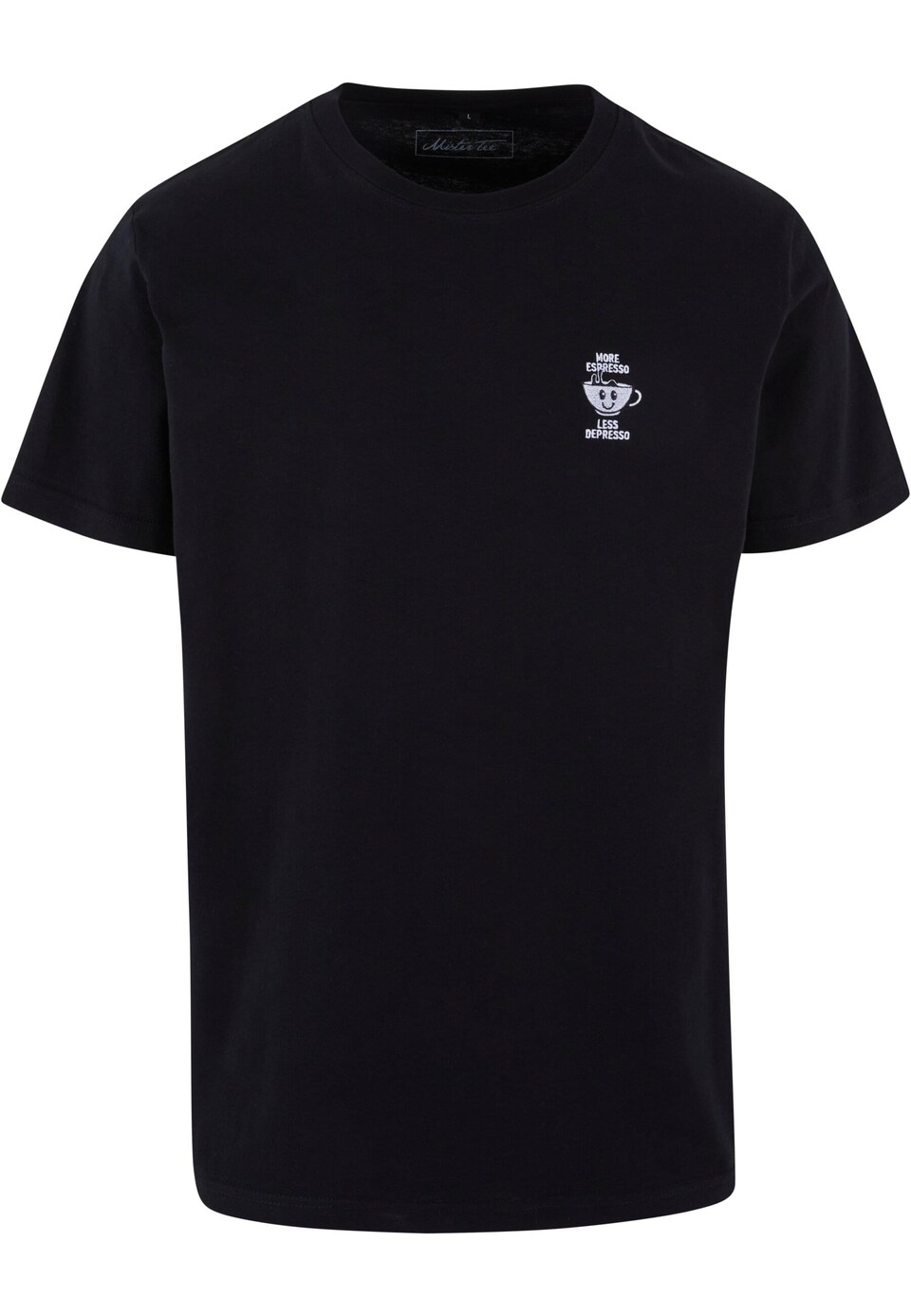 T-shirt 'More Espresso Less Depresso'
