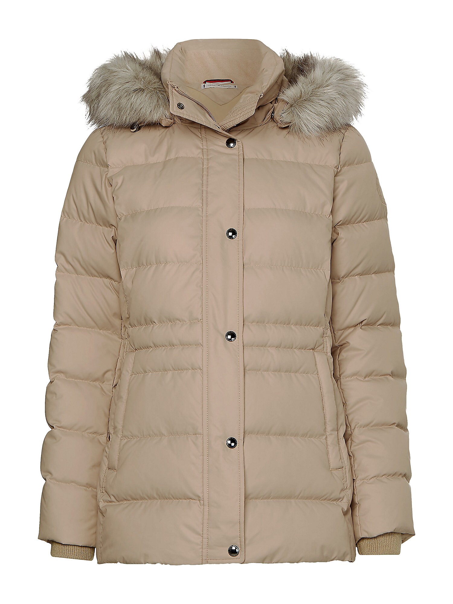 Tommy Hilfiger TOMMY HILFIGER Winterjacke 'Tyra' ecru / greige