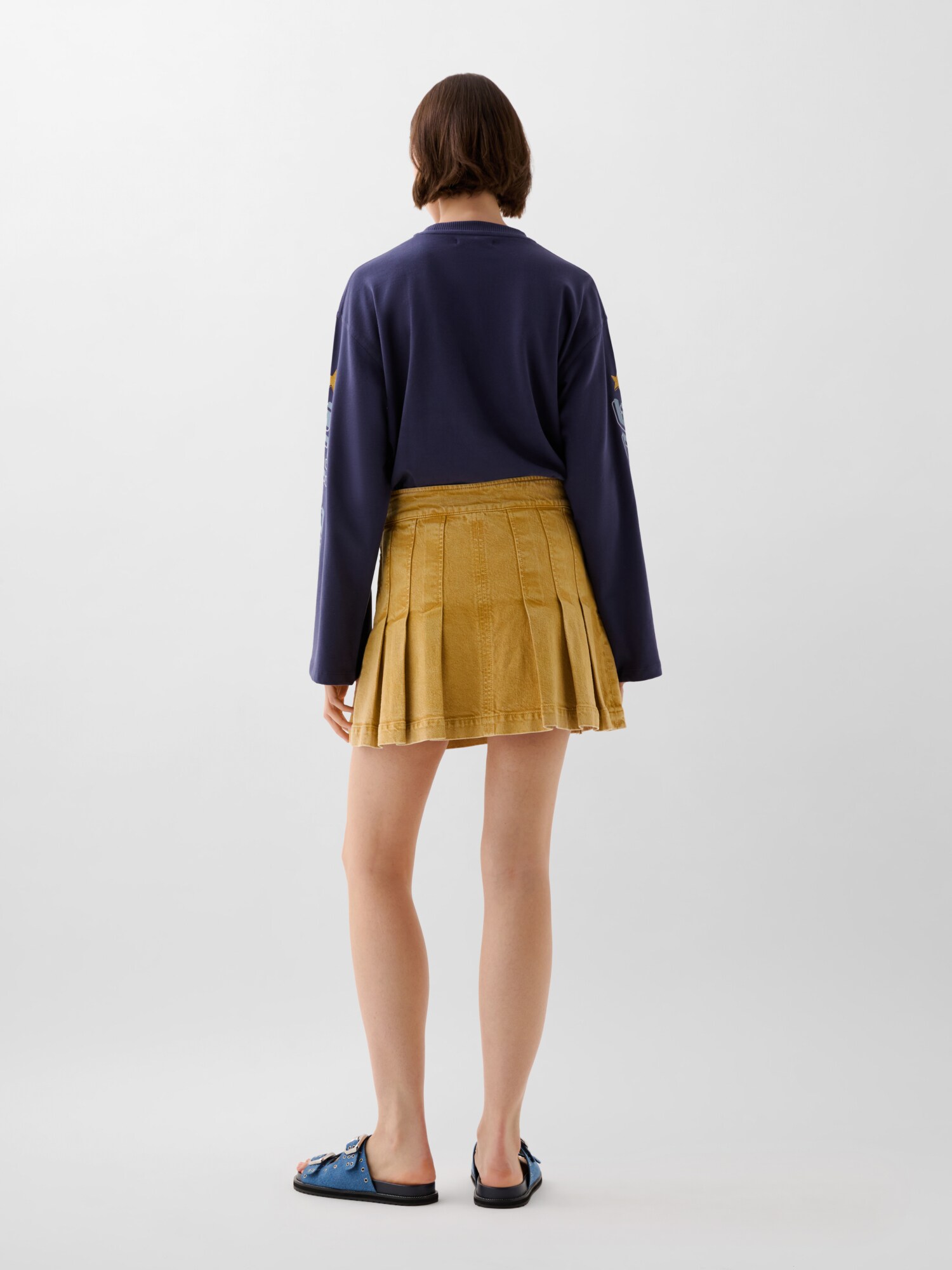 Thumbnail - Scalpers Washed Mini Denim Skirt