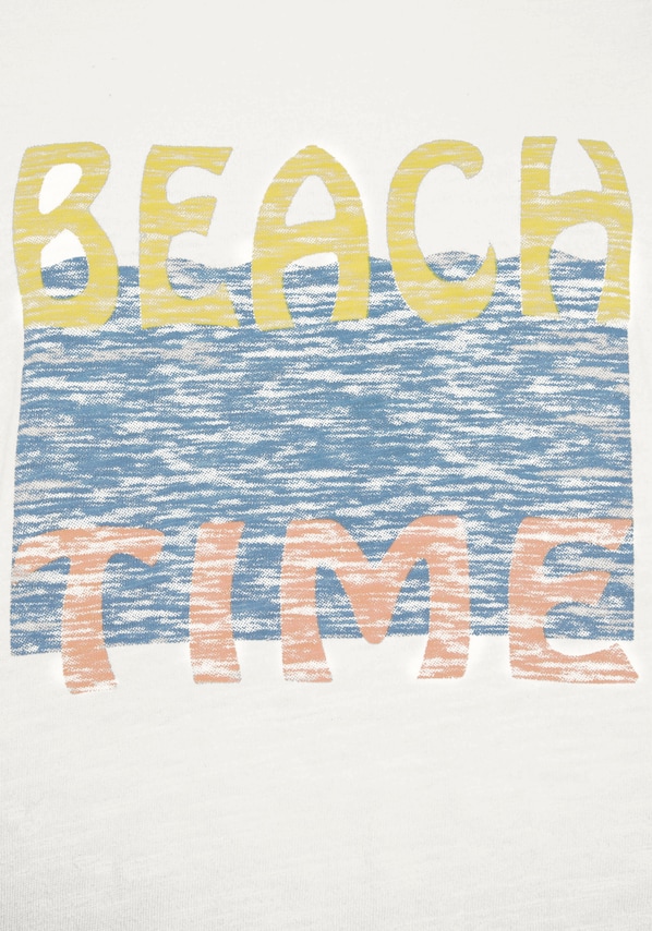 BEACH TIME, Póló, fehér, 6 kép a 7 közül
