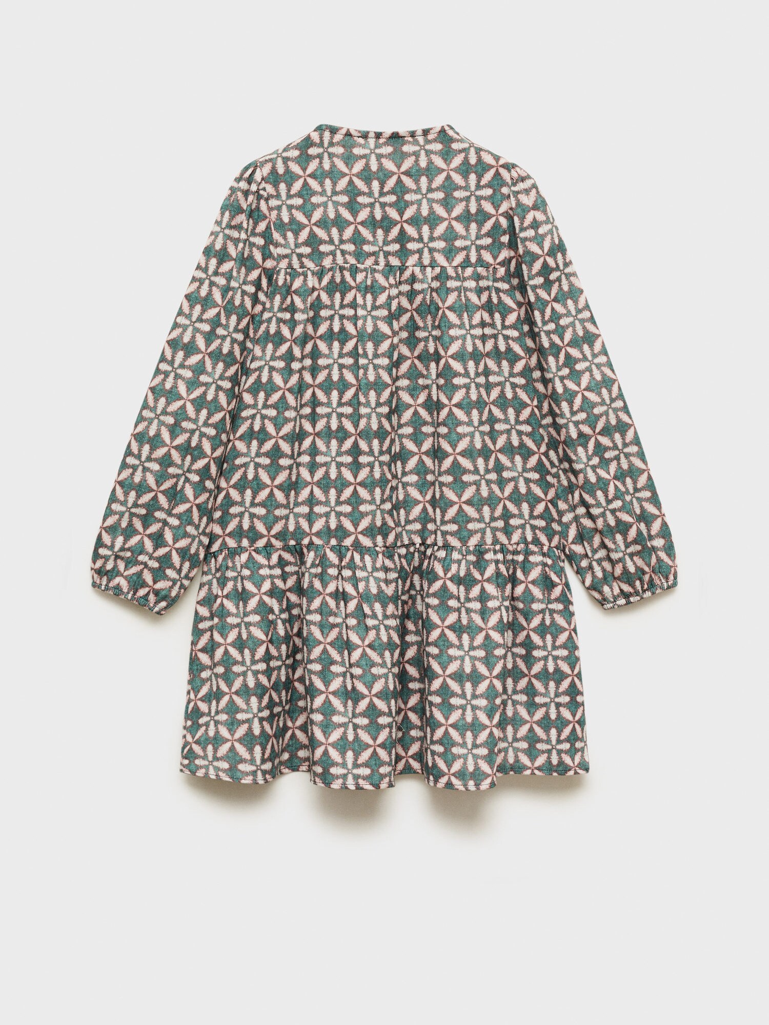 MANGO KIDS Ruha 'ESTRELLA'  világos bézs / barna / smaragd termék 2. képe