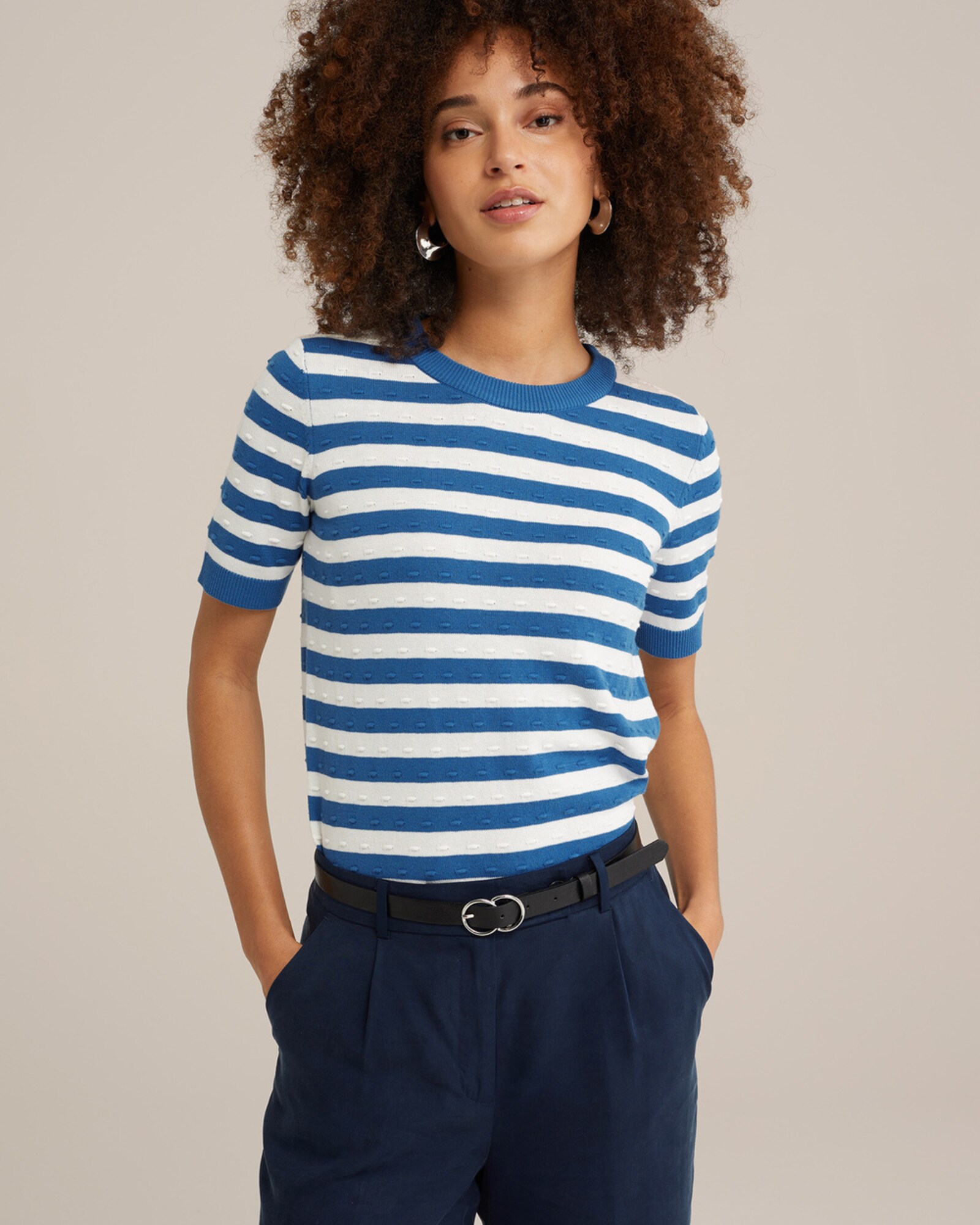 WE Fashion Pulóver  kék / kobaltkék termék 2. képe