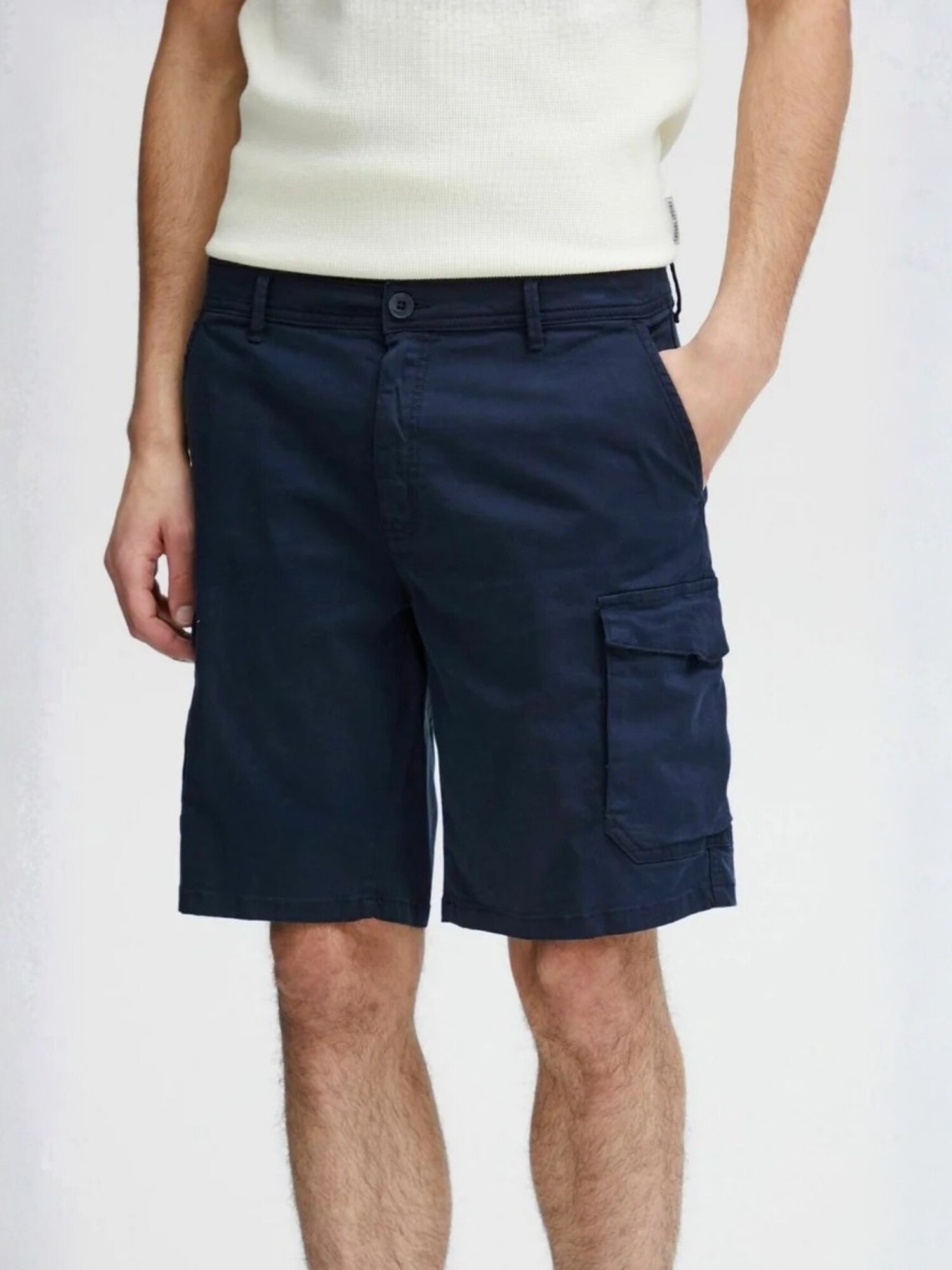 TEESHOPPEN Pantaloni ' Cargo Shorts '  bleumarin
