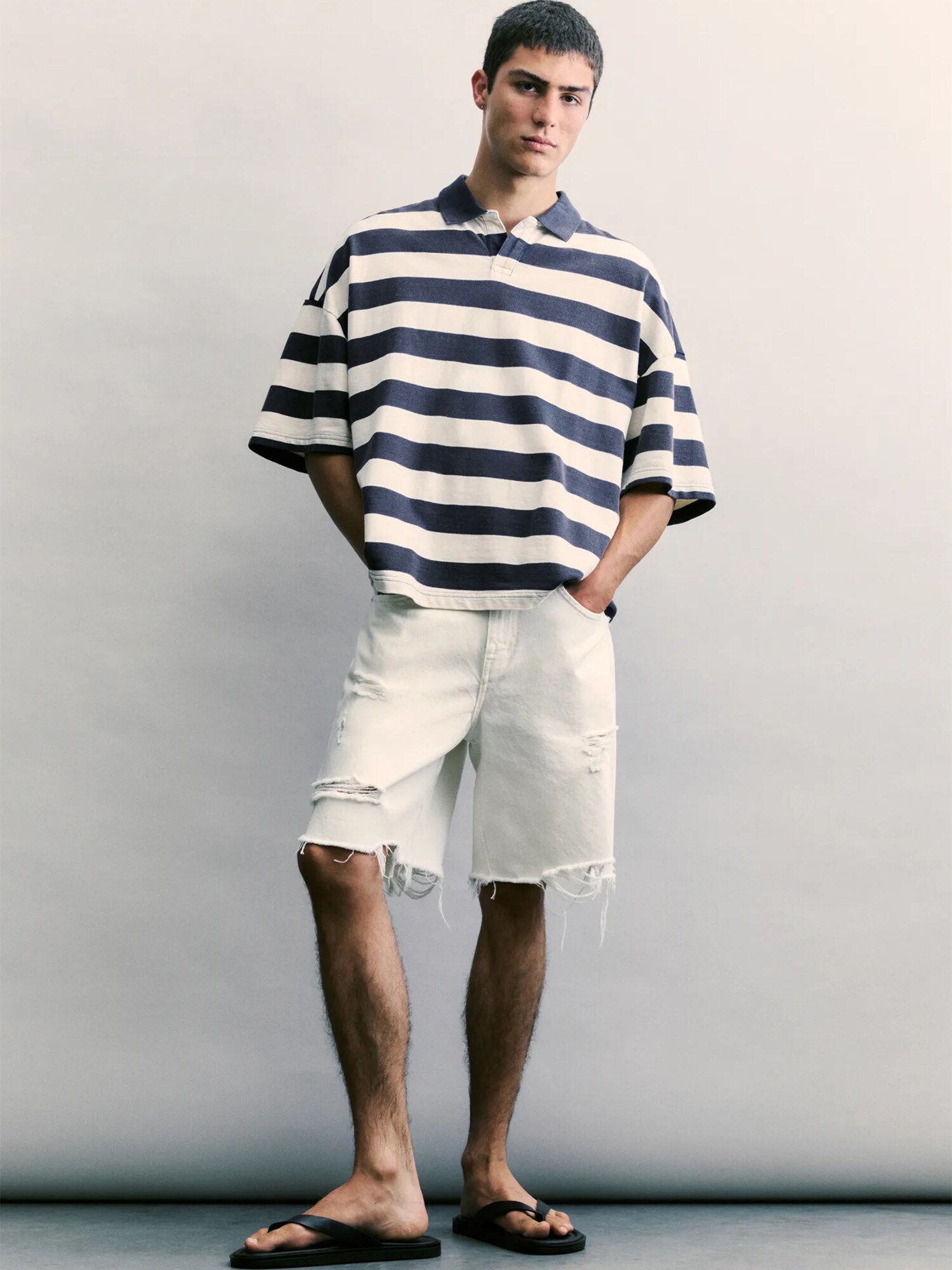 Pull&Bear Tričko 'STWD'  modrá (obrázok 3)
