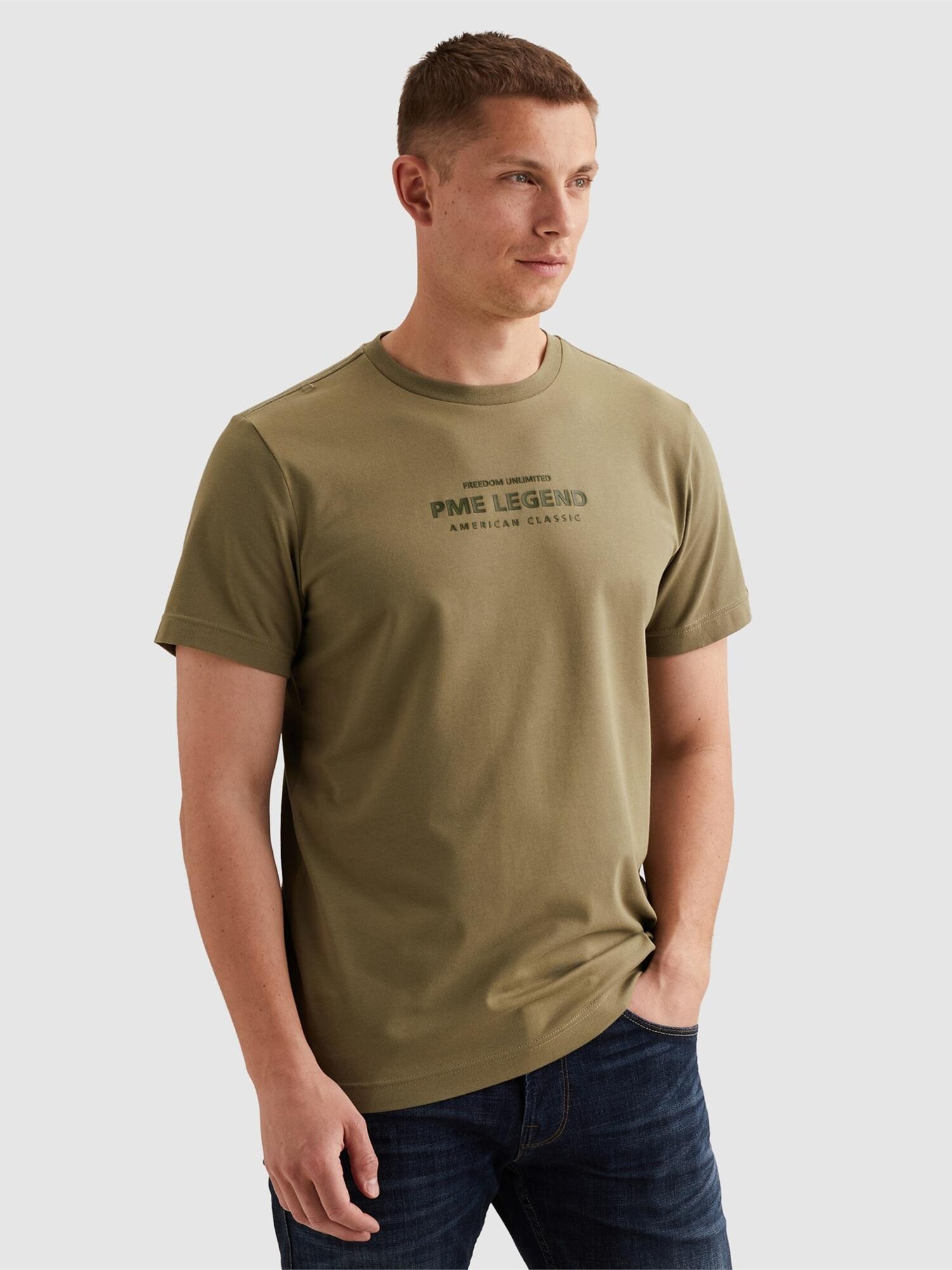 T-shirt 'T-shirt in a cotton blend with artwork'