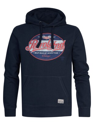 Petrol Industries Sweatshirt ‘Ashland’ Navy / Donkerblauw / Lichtgrijs / Rood