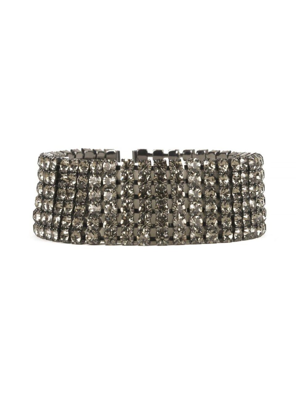 Halsband 'Asteria choker in argento 925 brunito'