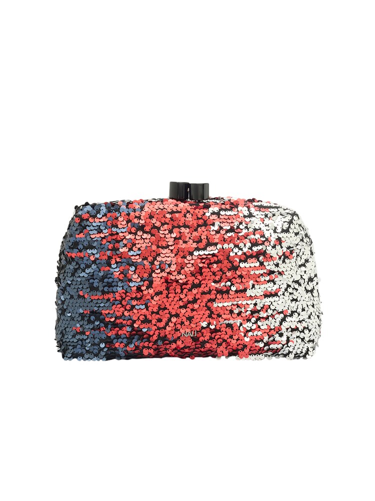 NALì Clutch 'CASSIE' Herren Größe One Size blau / rot / weiß