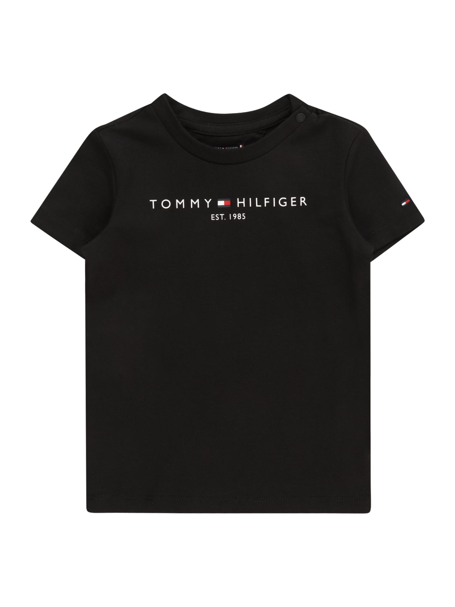 TOMMY HILFIGER Тениска  нейви синьо / ярко червено / черно / бяло