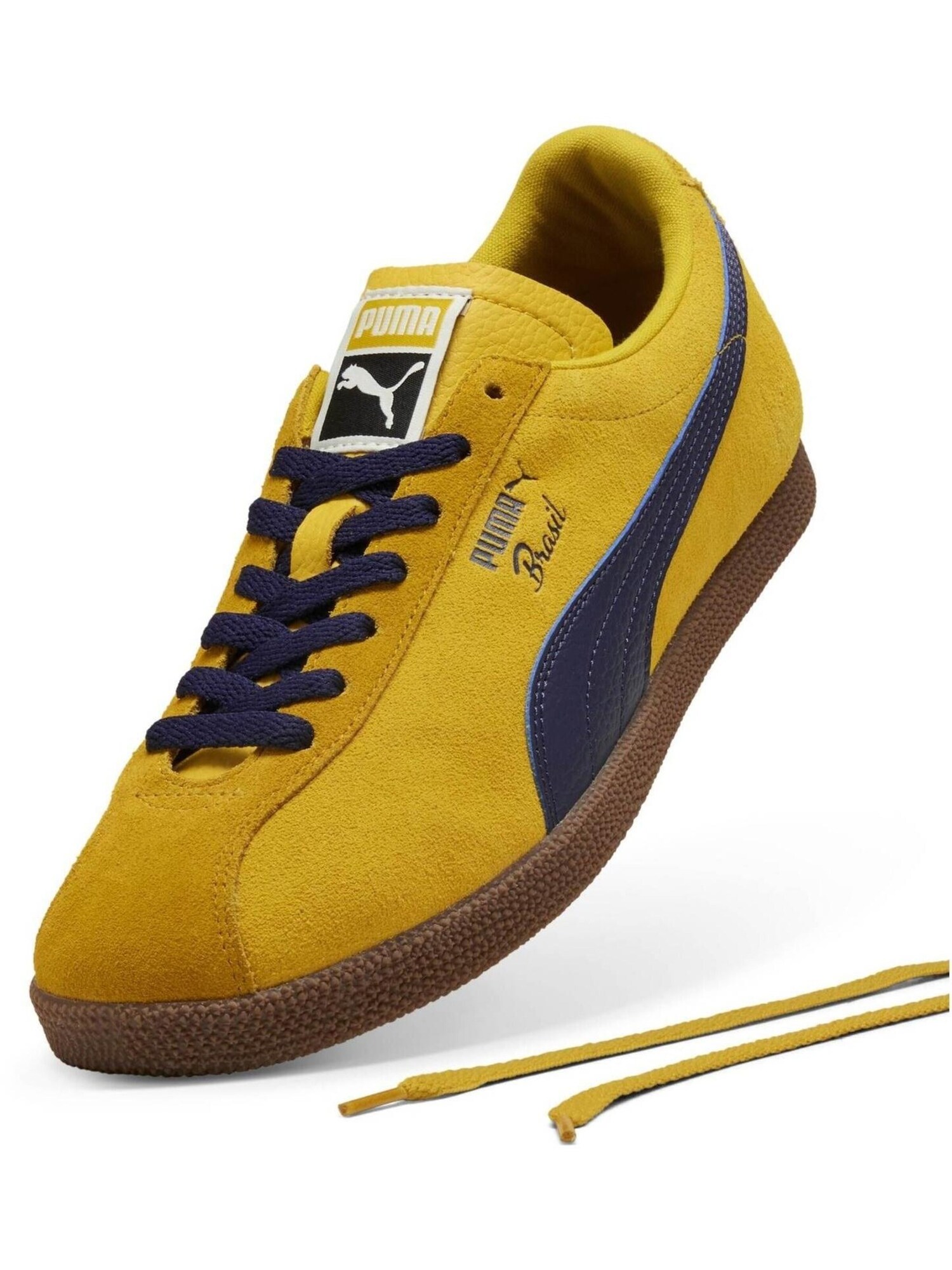 PUMA Calzado deportivo 'Brasil Lth'  amarillo / negro