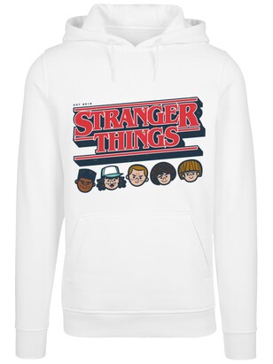 F4NT4STIC Sweatshirt ‘Stranger Things Netflix TV Series’ Beige / Rood / Zwart / Wit