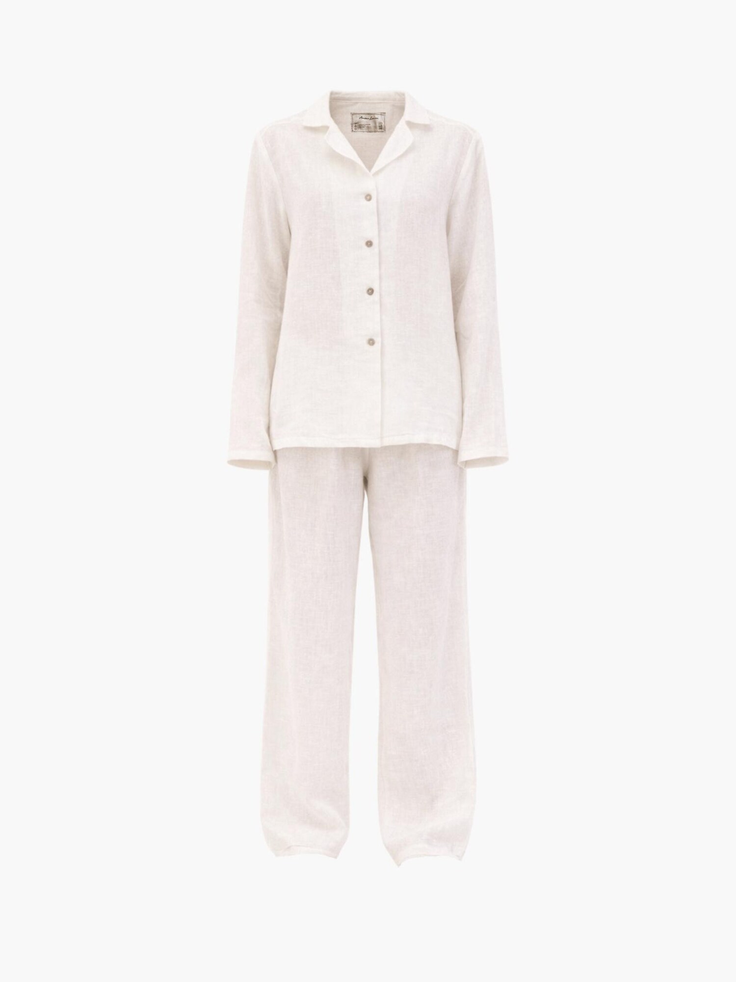 AmourLinen Pijama 'Nightly'  offwhite
