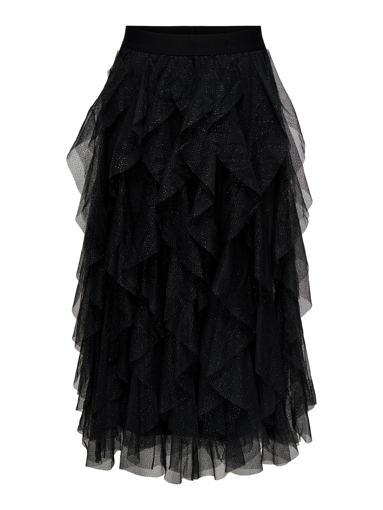 ONLY Fustă ONLSky  negru / argintiu