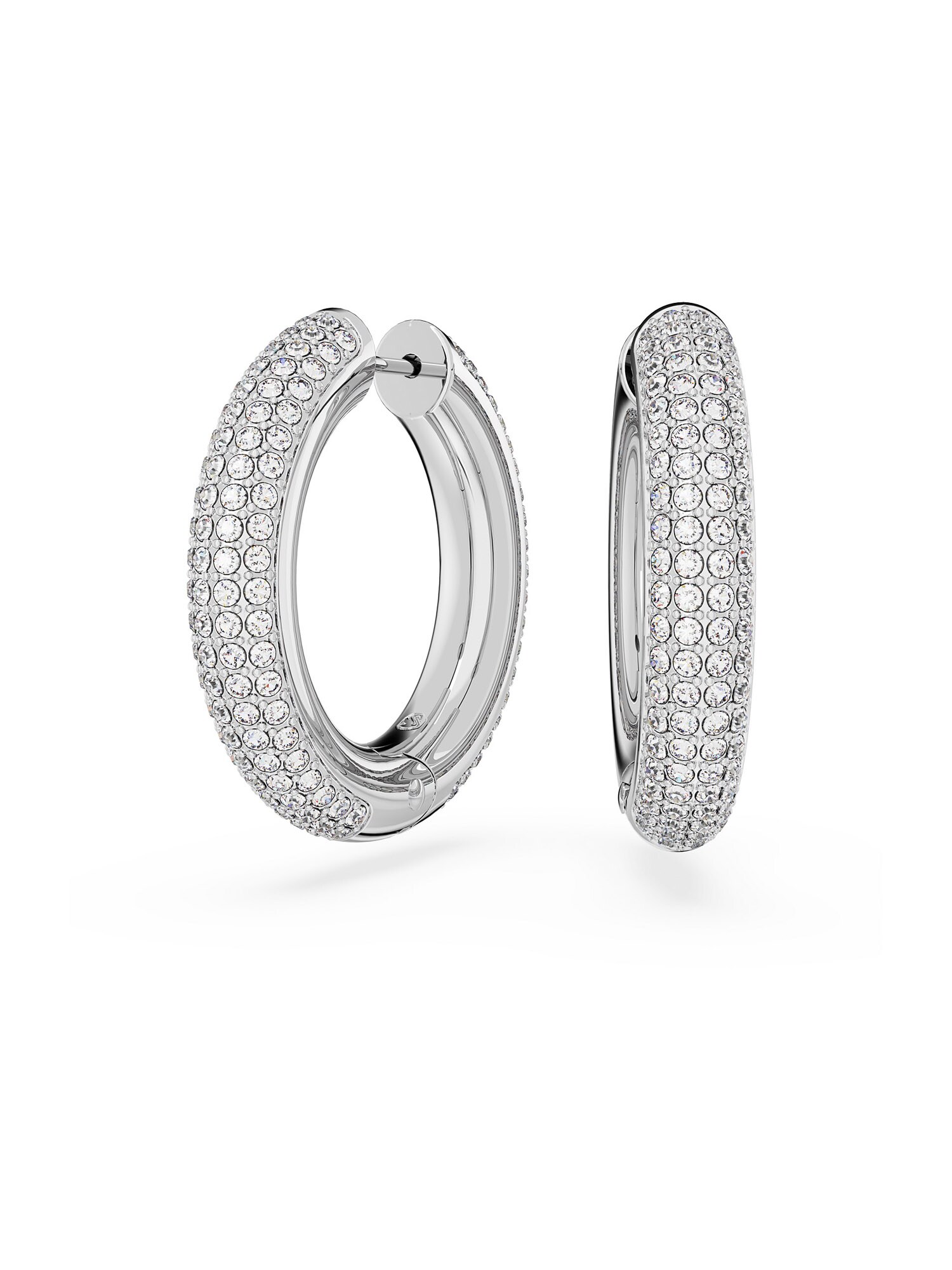 Swarovski Fülbevalók  ezüst / fehér akciós termékkép 1