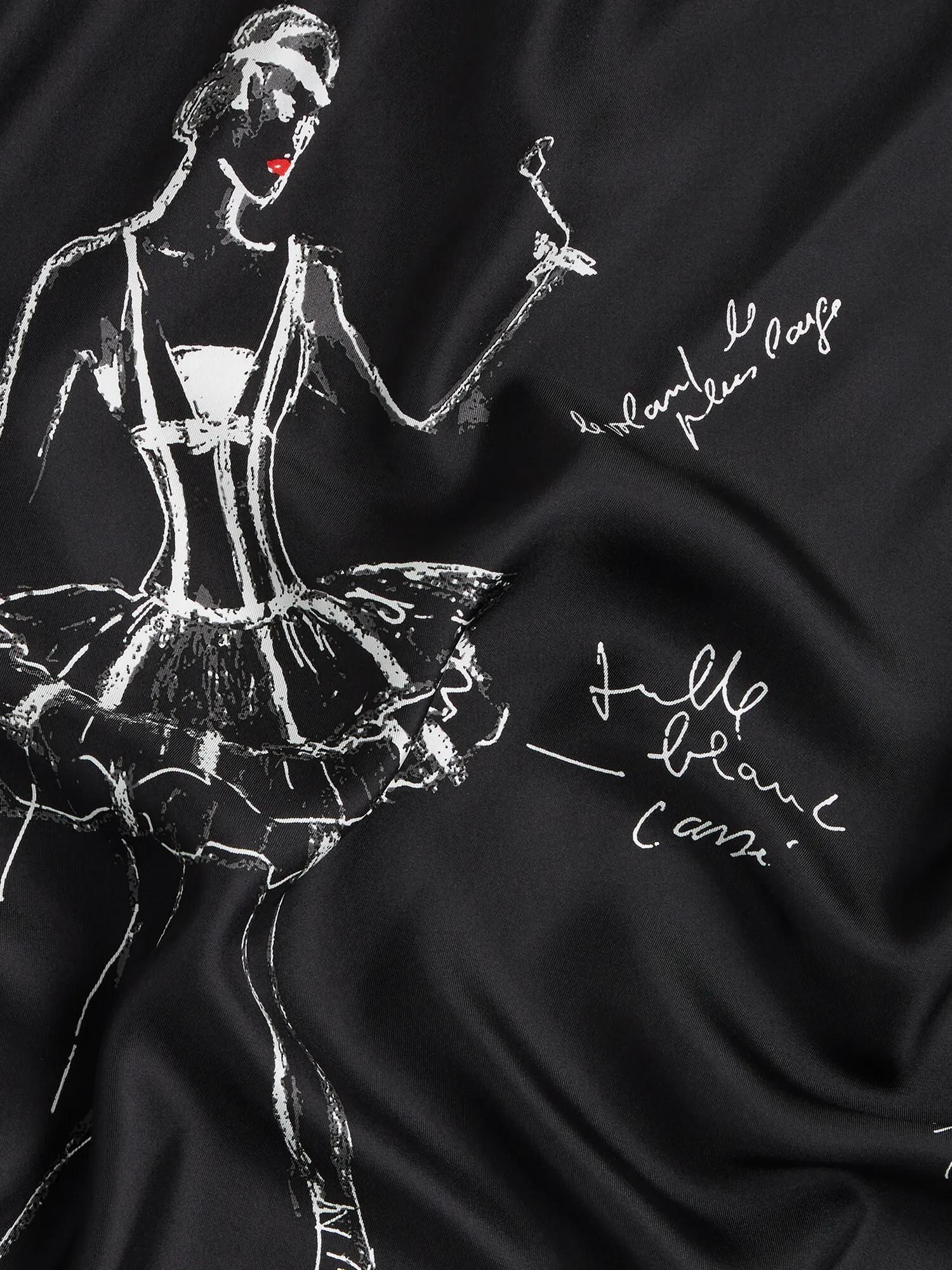Karl Lagerfeld Pañuelo rojo / negro / blanco – imagen 7